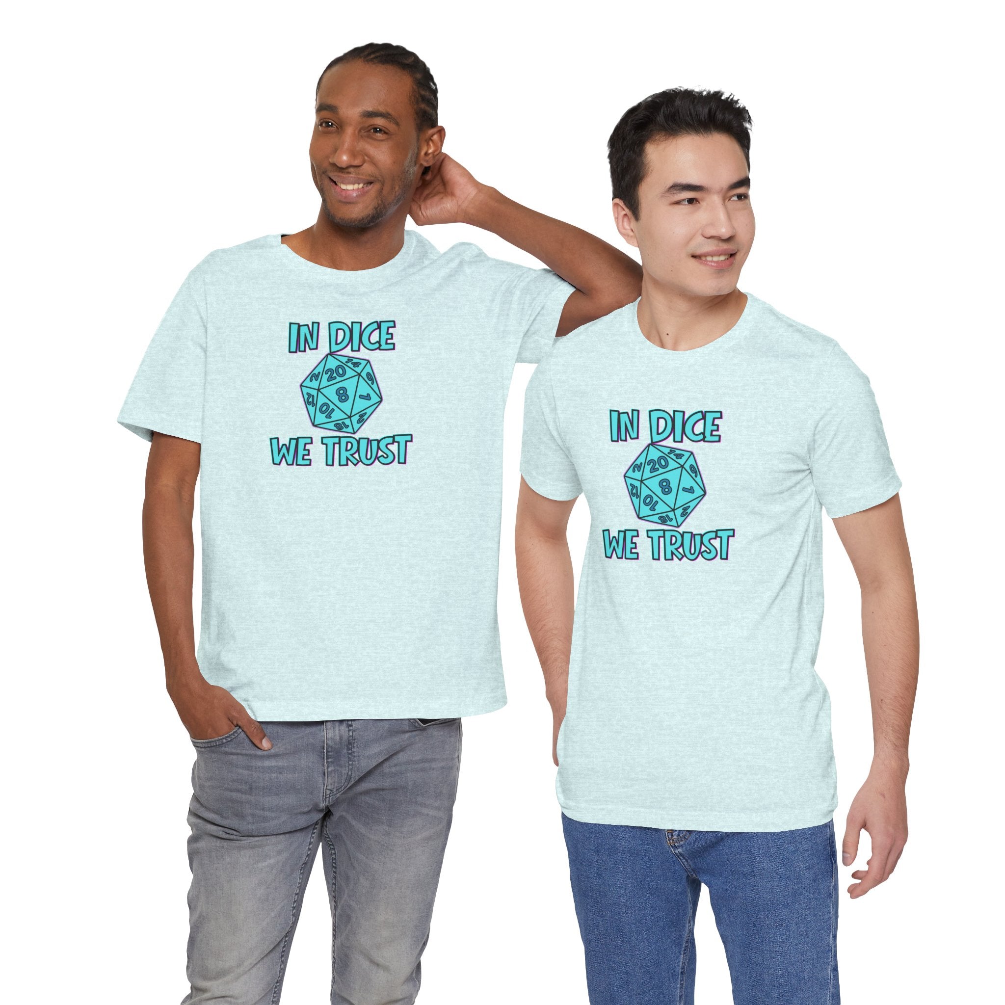 In Dice We Trust D20 T-Shirt — Gamer Dungeons & Dragons Tee