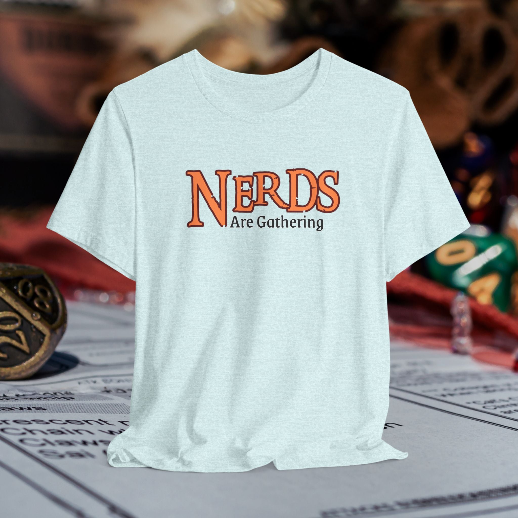 Nerds Are Gathering T‑Shirt — RPG Gamer D&D Tabletop Tee