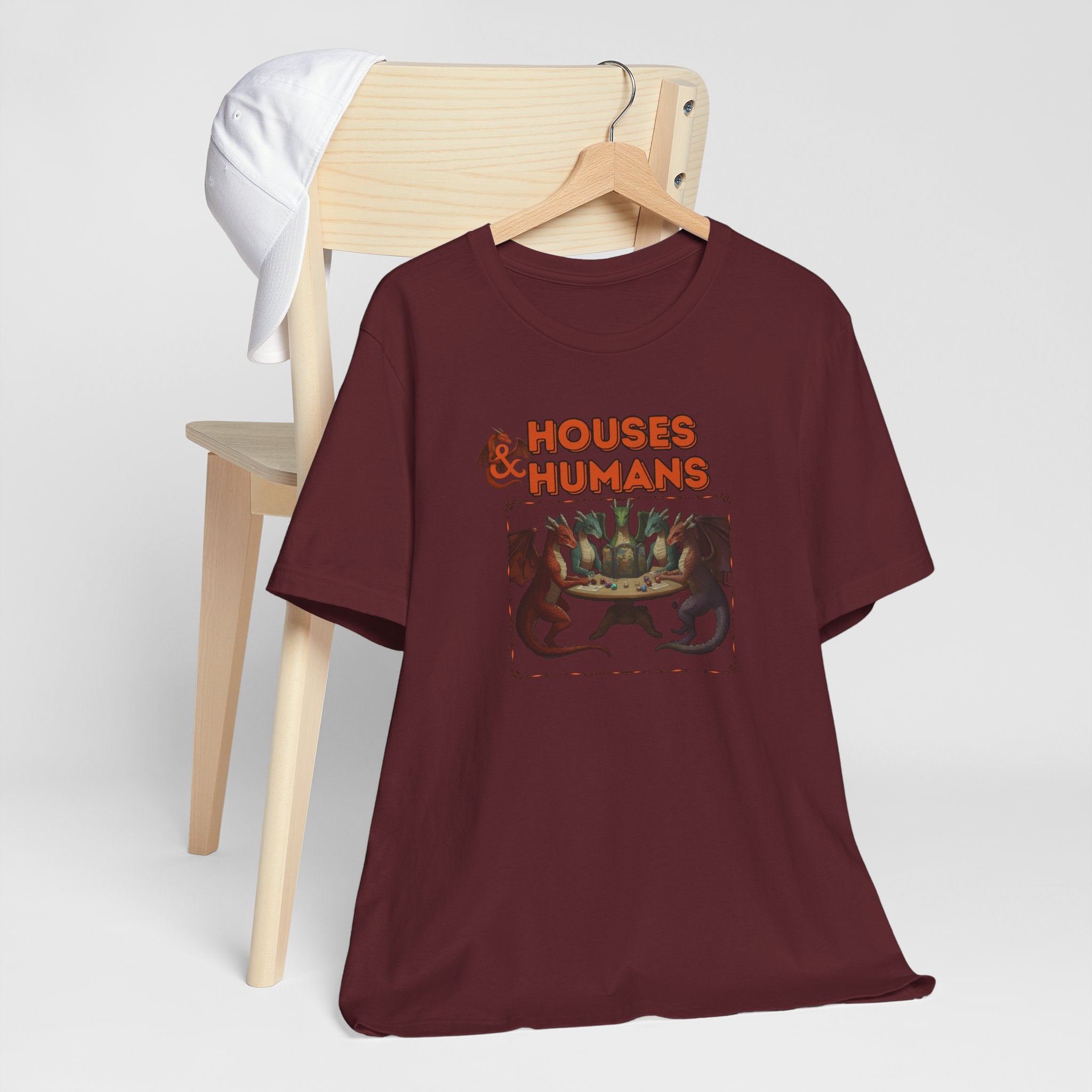 T-Shirt — "Houses & Humans" Fantasy Graphic Tee