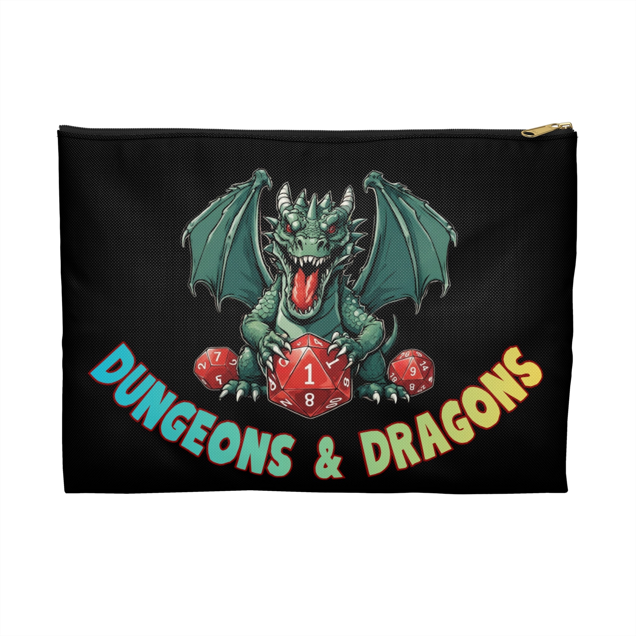 D&D Dice and Mini's Bag
