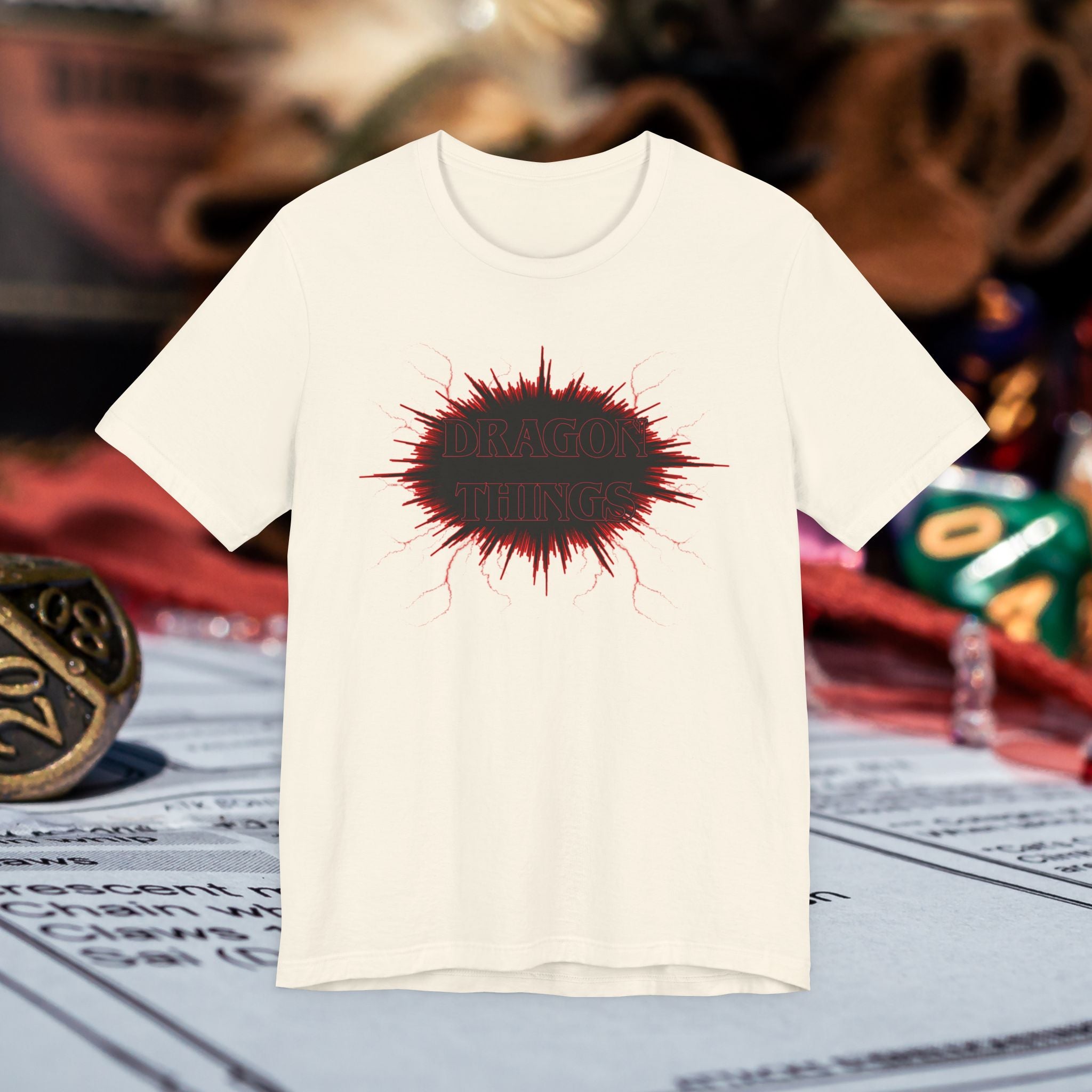 Dragon Things T-Shirt — Graphic (RPG Dice Gamer Tee)