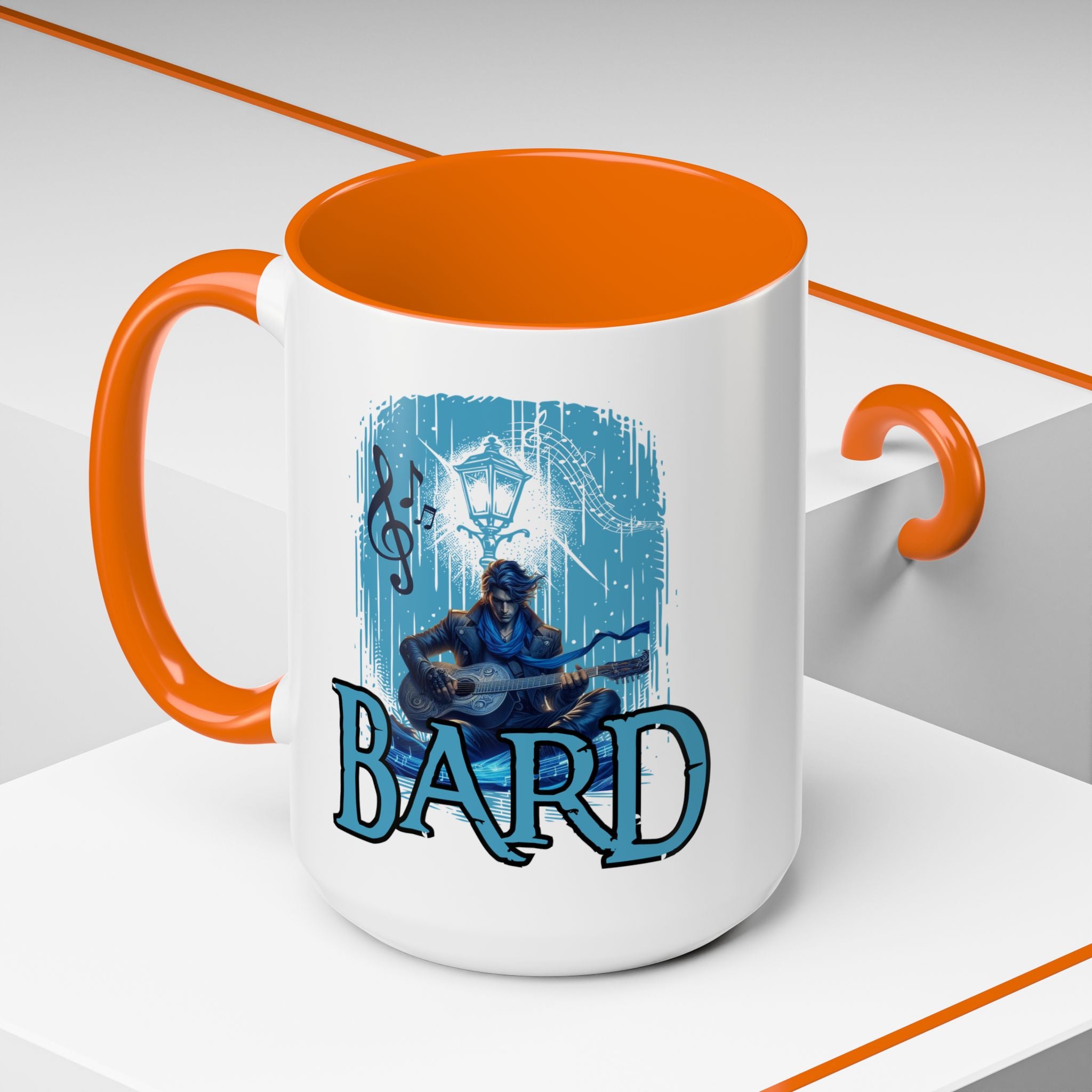 Bard Coffee Mug – D&D Bard RPG Musician Design (15 oz)