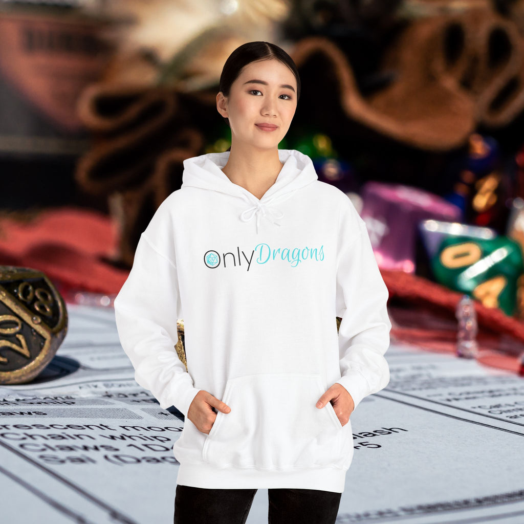 Only Dragons Hoodie —  Gaming & D&D Hooded Sweatshirt