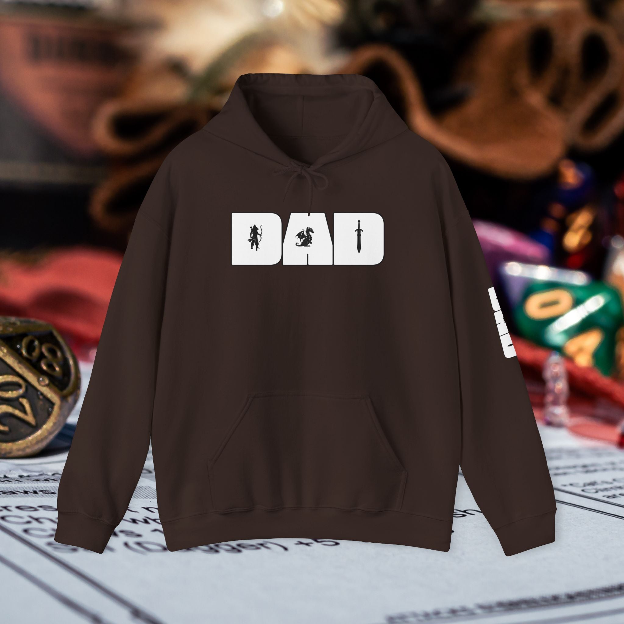 Rpg Dad Icon Hoodie — Badass Dad Hoodie