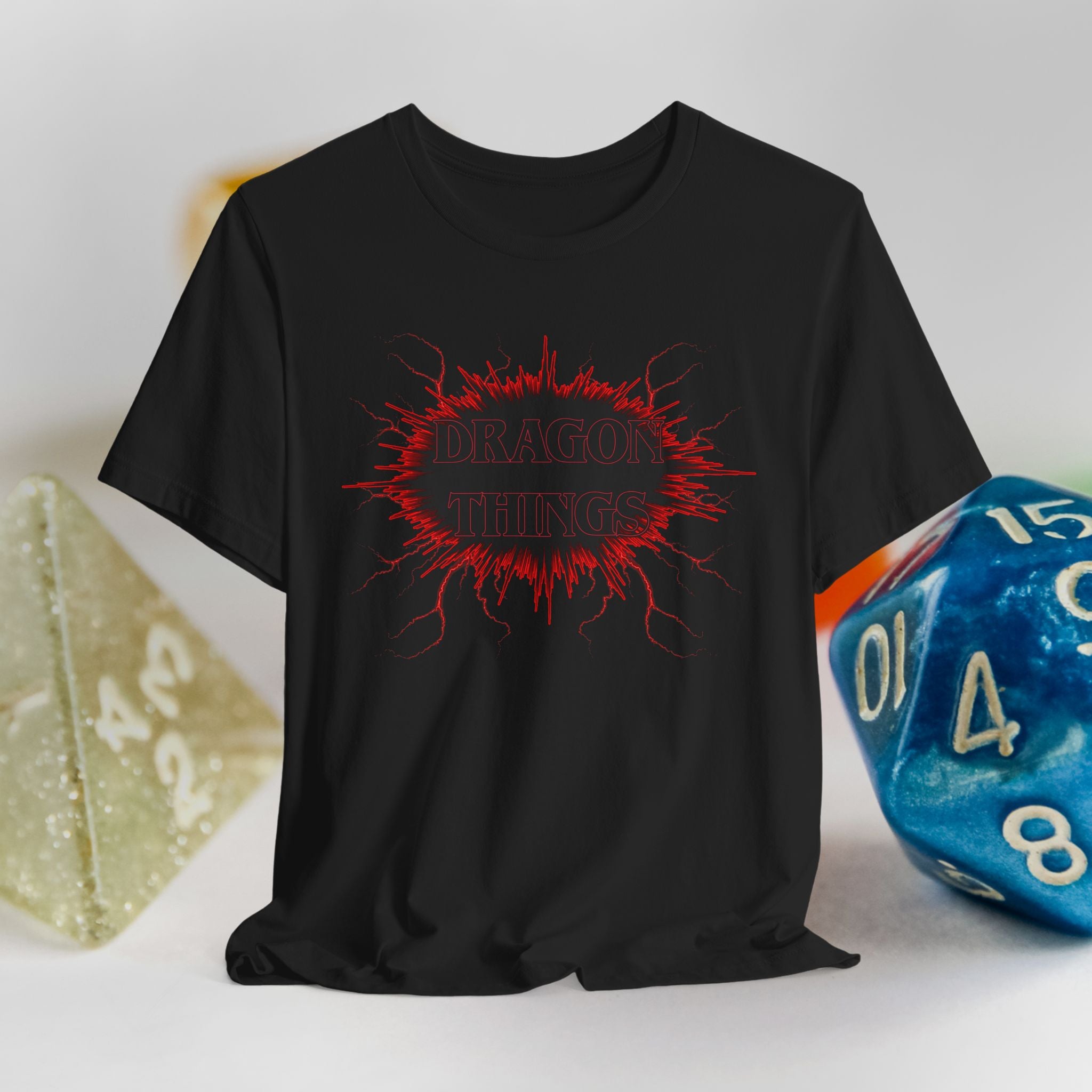 Dragon Things T-Shirt — Graphic (RPG Dice Gamer Tee)