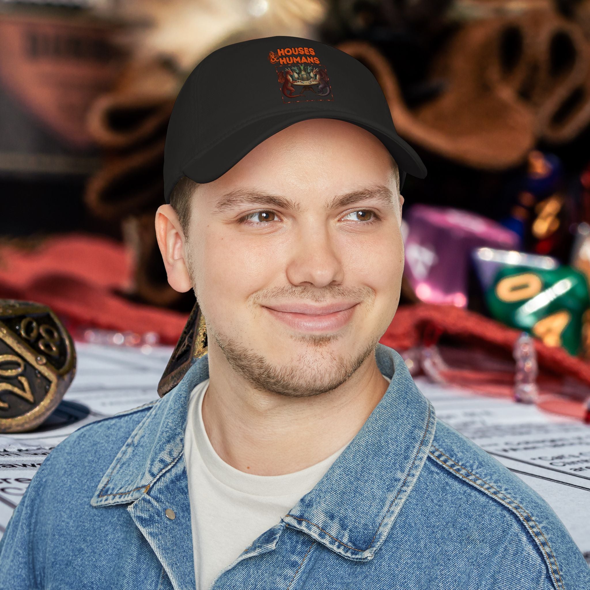 Houses & Humans D20 Dice Baseball Cap