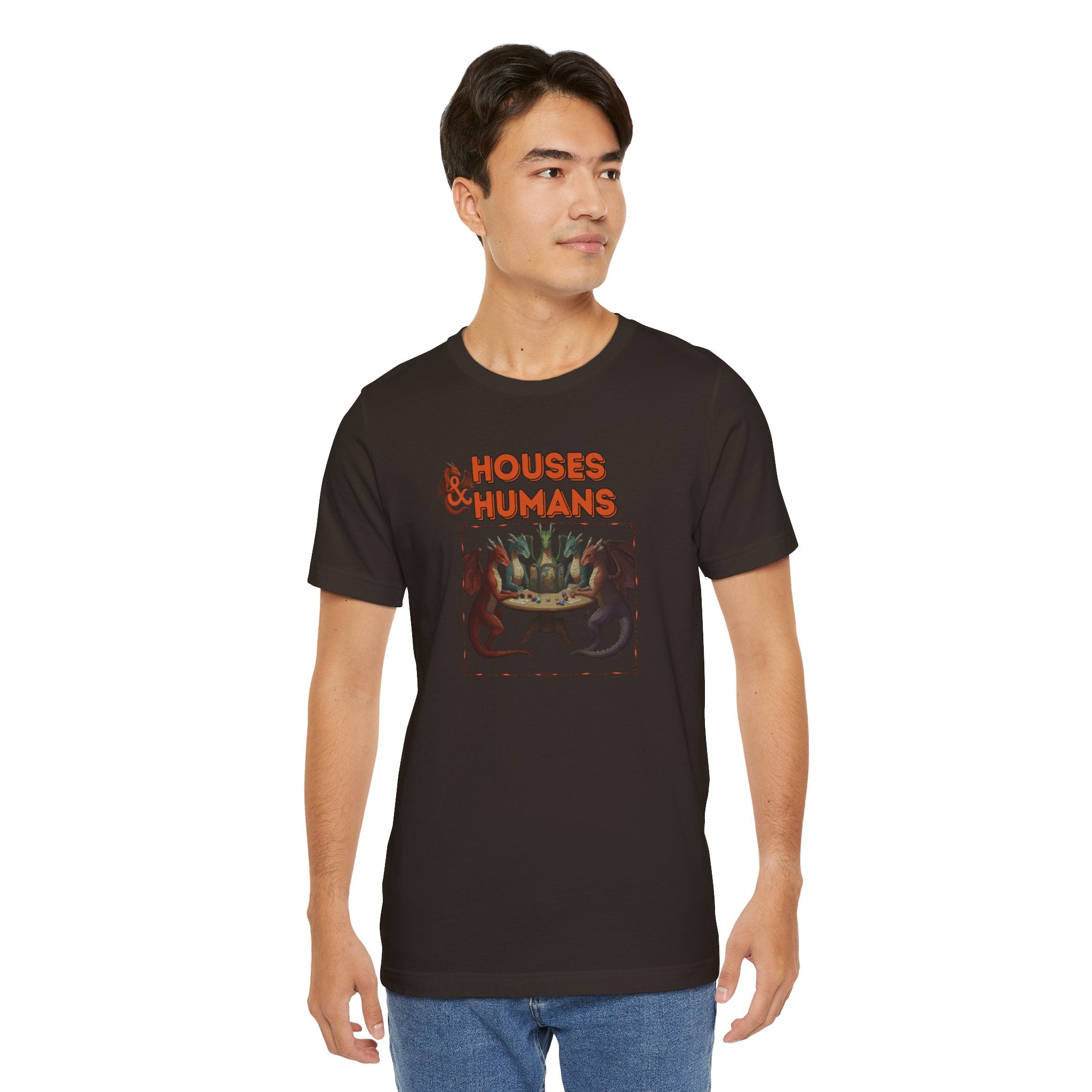 T-Shirt — "Houses & Humans" Fantasy Graphic Tee