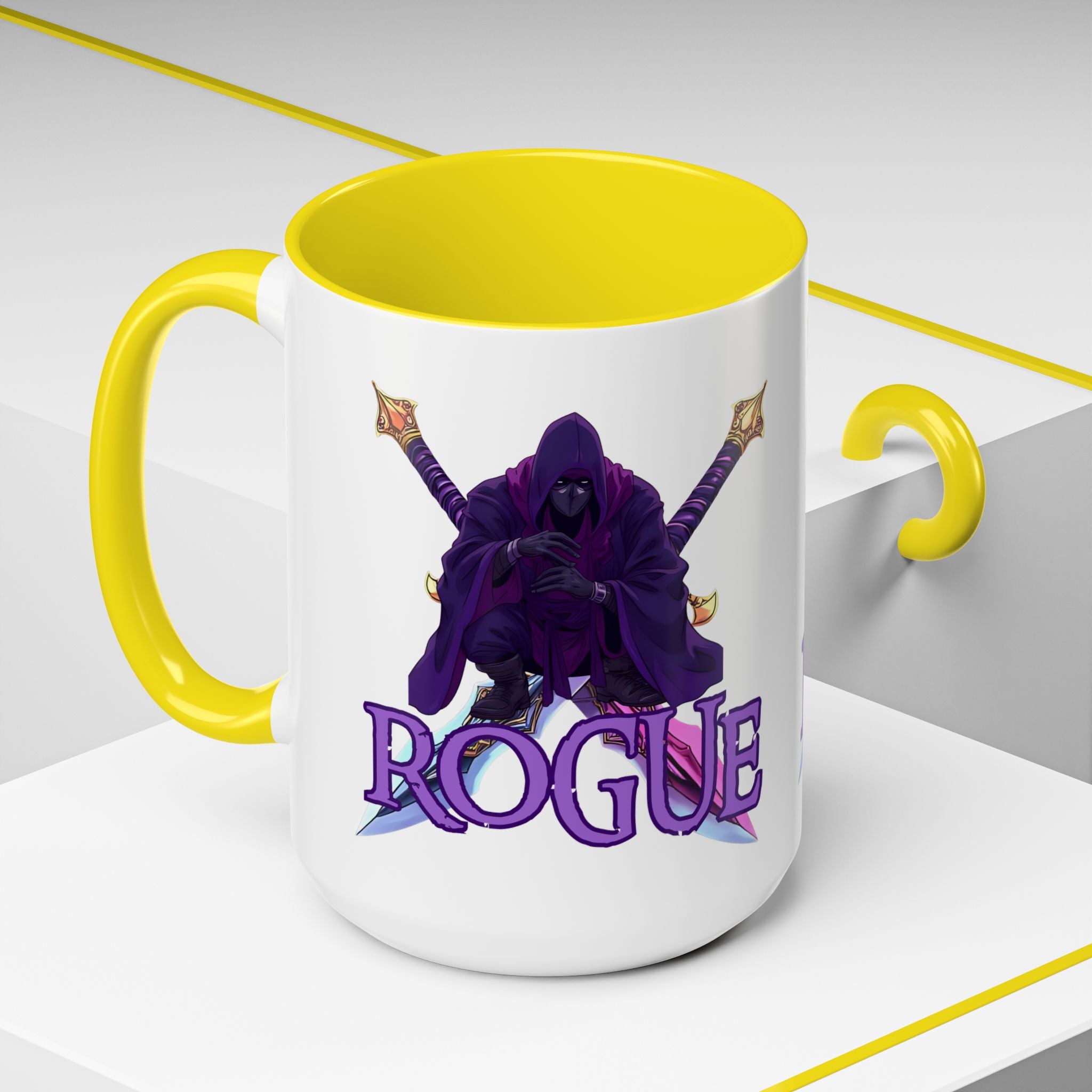 Rogue Gamer Accent Coffee Mug – D&D  Rogue Design (11/15oz)