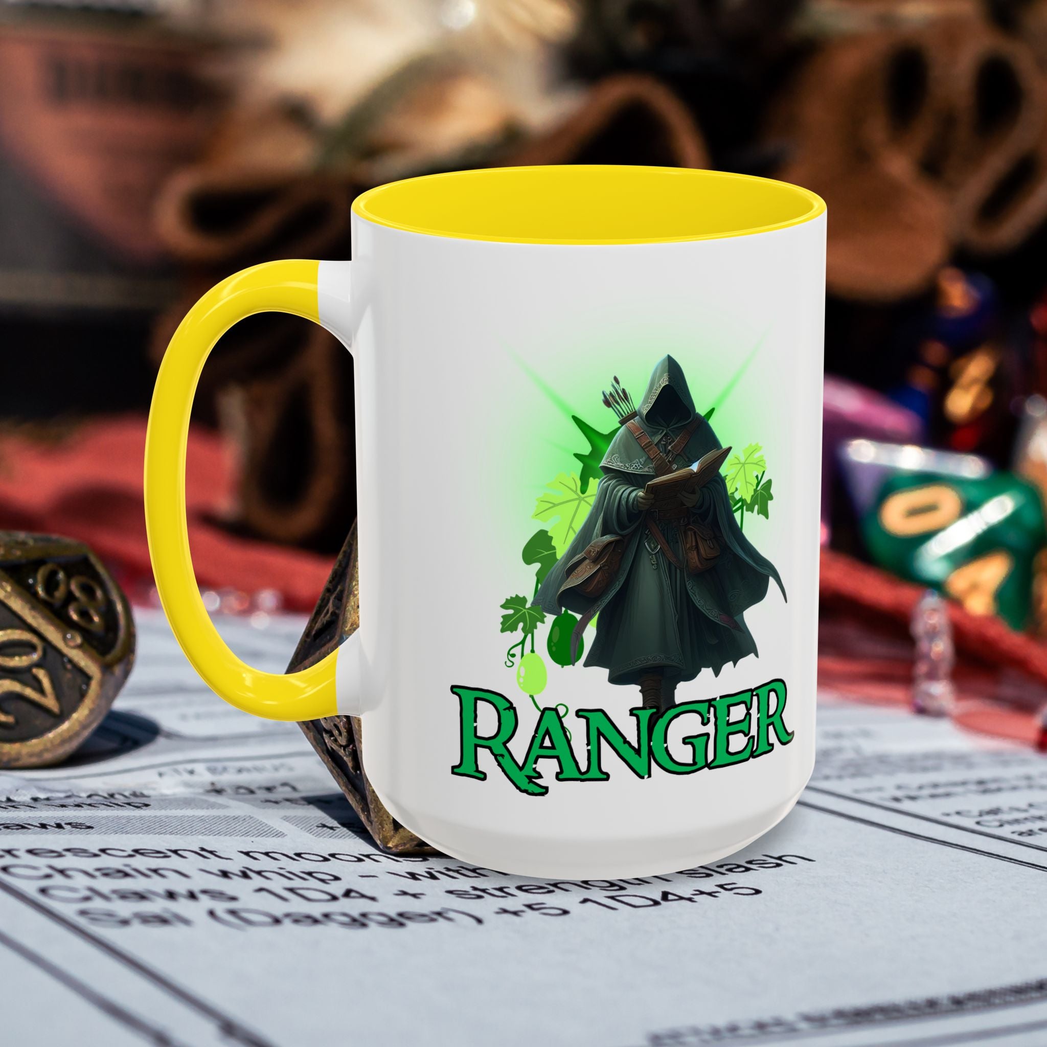 Ranger Coffee Mug — Dungeons & Dragons Inspired Accent Mug (15oz)