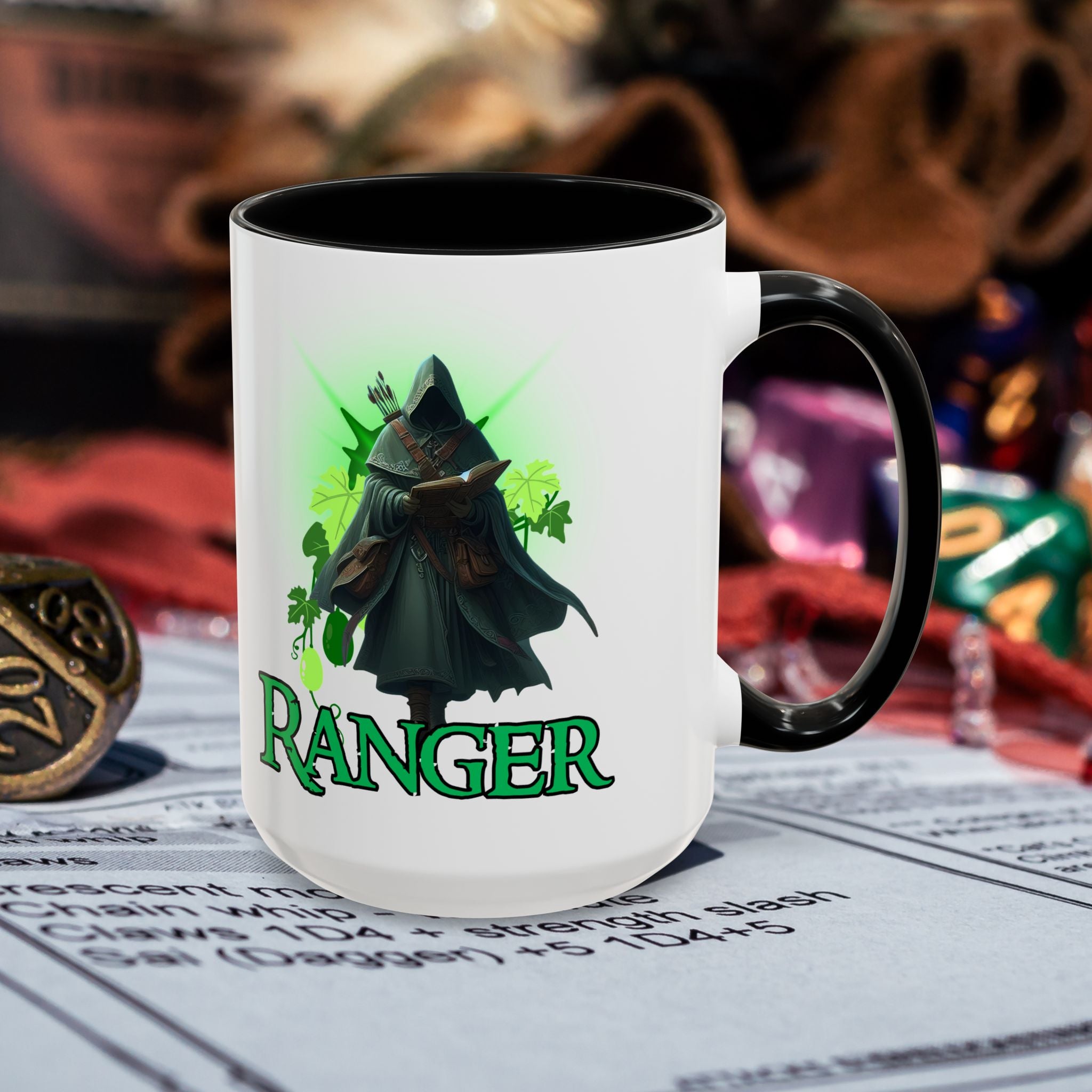 Ranger Coffee Mug — Dungeons & Dragons Inspired Accent Mug (15oz)