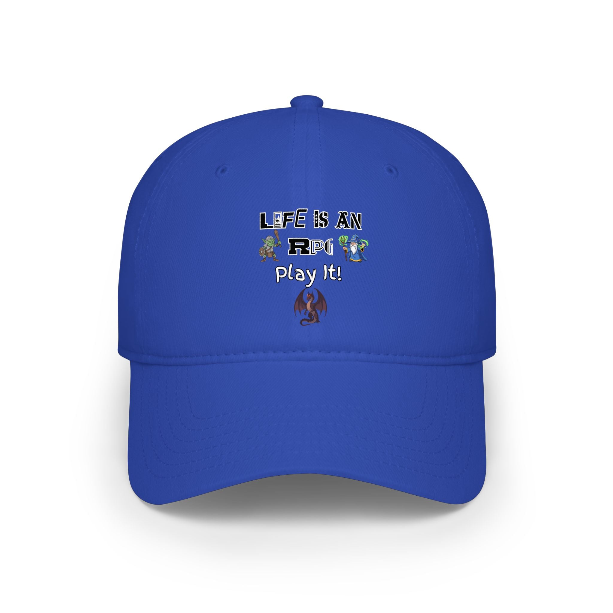 Life Is An RPG Play It! Red Baseball Cap