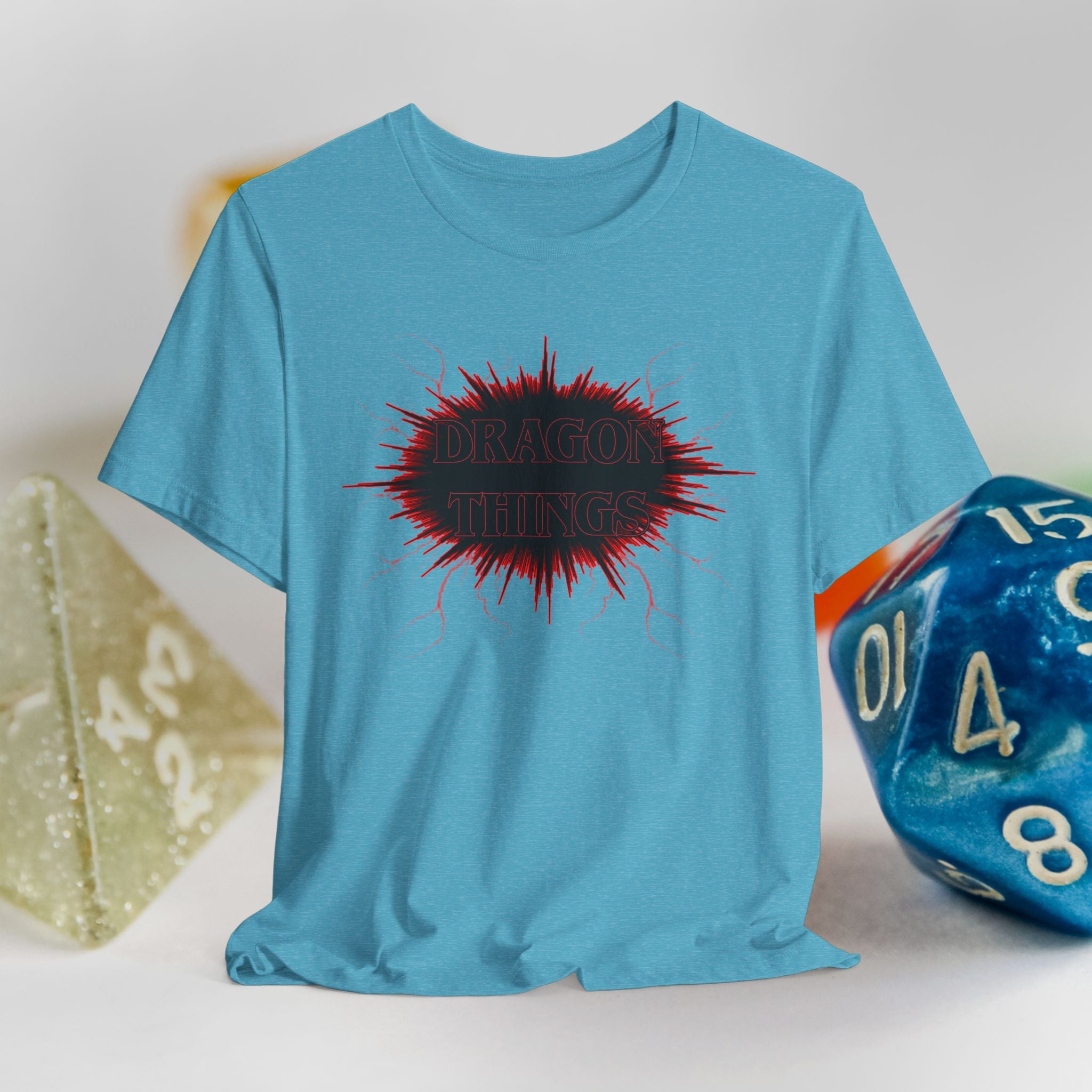 Dragon Things T-Shirt — Graphic (RPG Dice Gamer Tee)