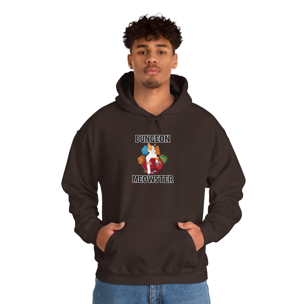 Dungeon Meowster Hoodie - Cute D&D Cat Gamer Sweatshirt