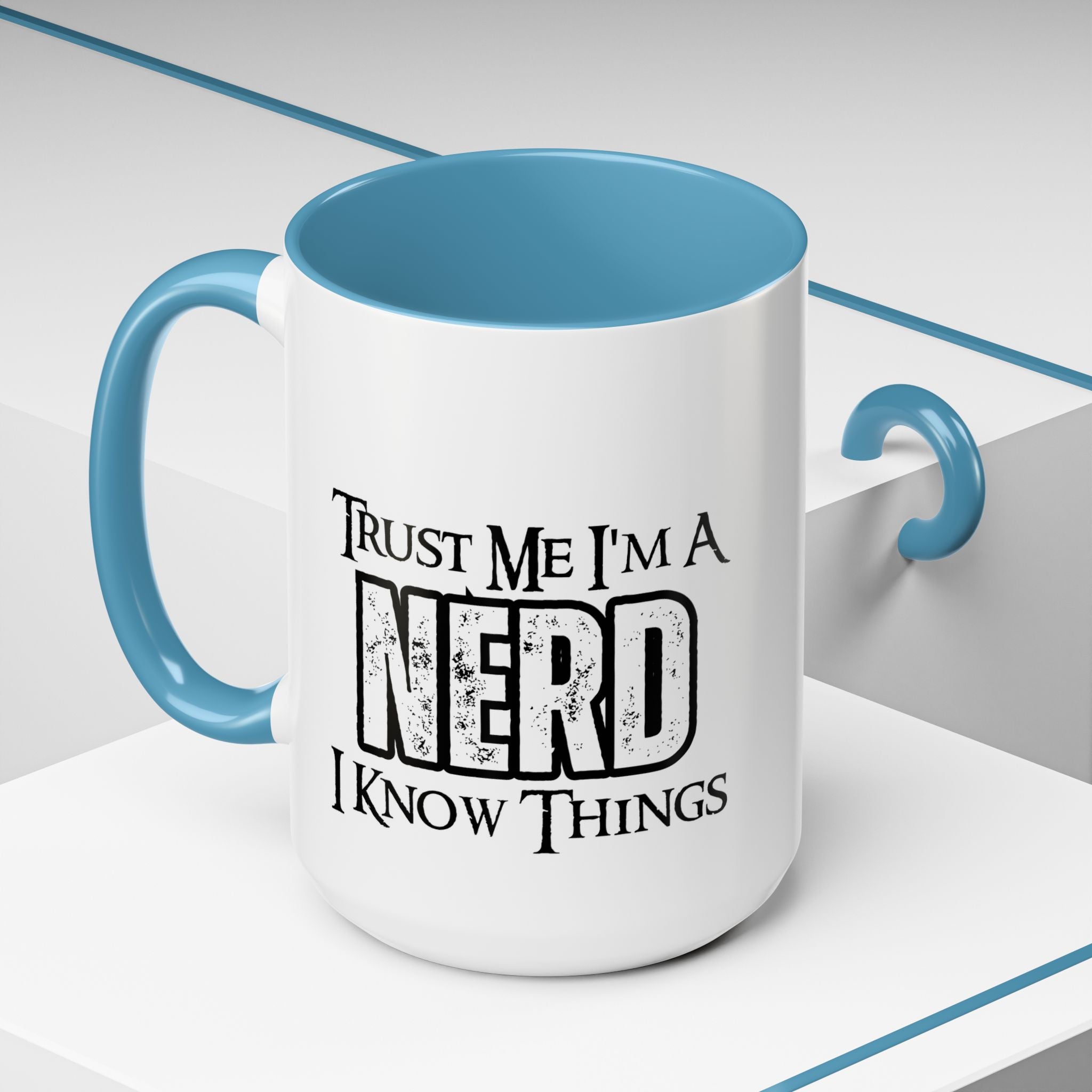 Trust Me I’m a Nerd Coffee Mug — Funny Dungeons & Dragons Gamer Gift (15oz)