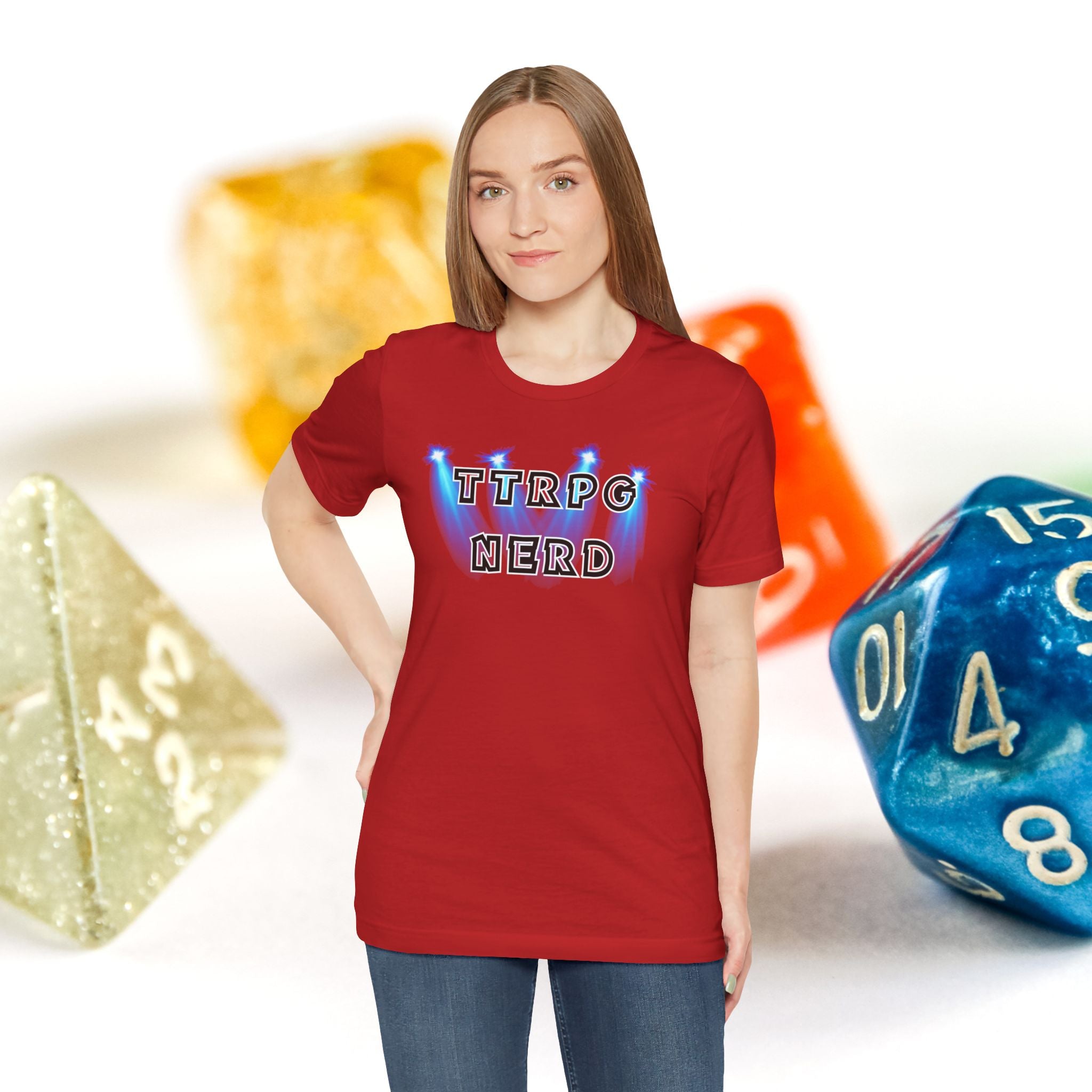 TTRPG Nerd Tee — Tabletop Roleplaying Game Shirt for Gamers