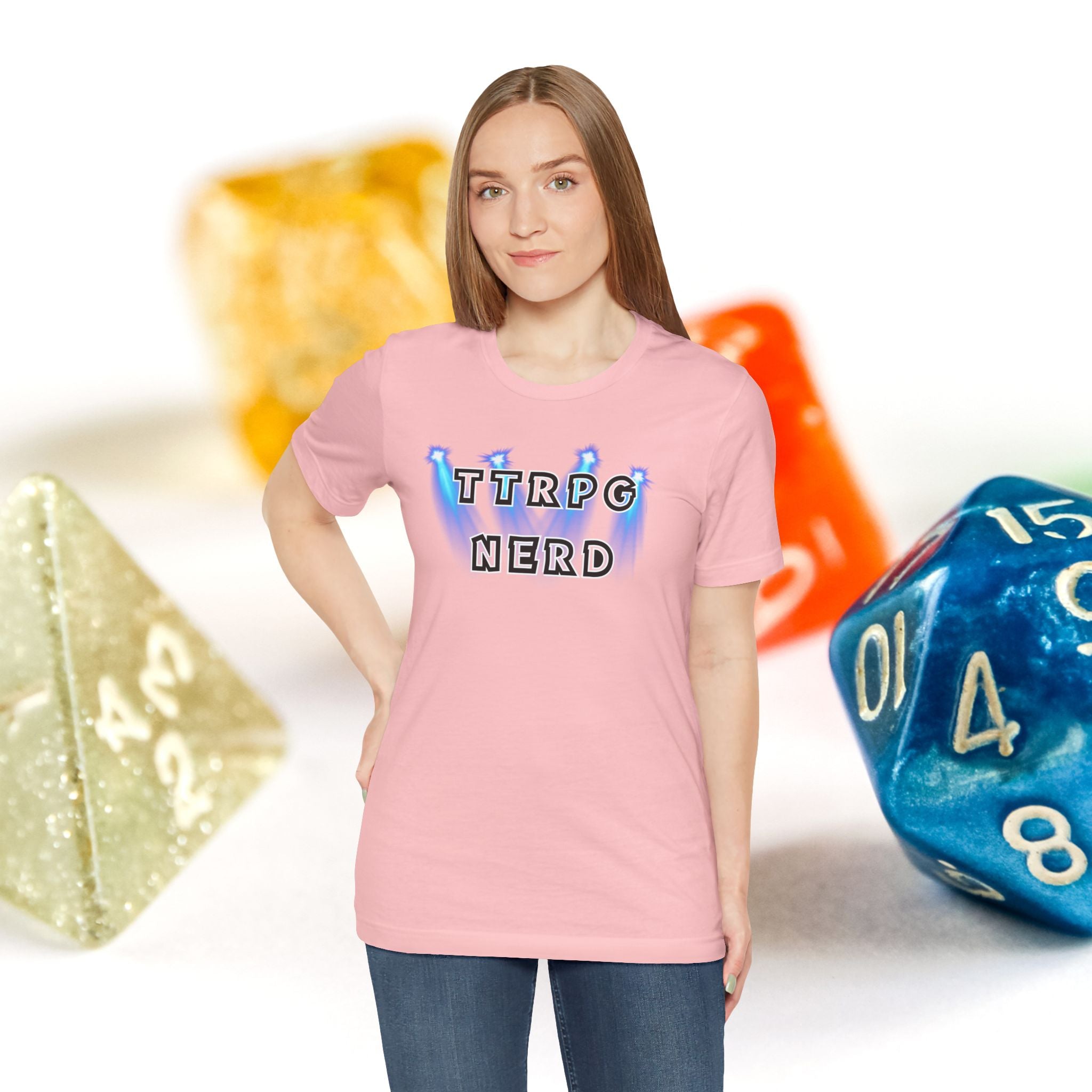 TTRPG Nerd Tee — Tabletop Roleplaying Game Shirt for Gamers