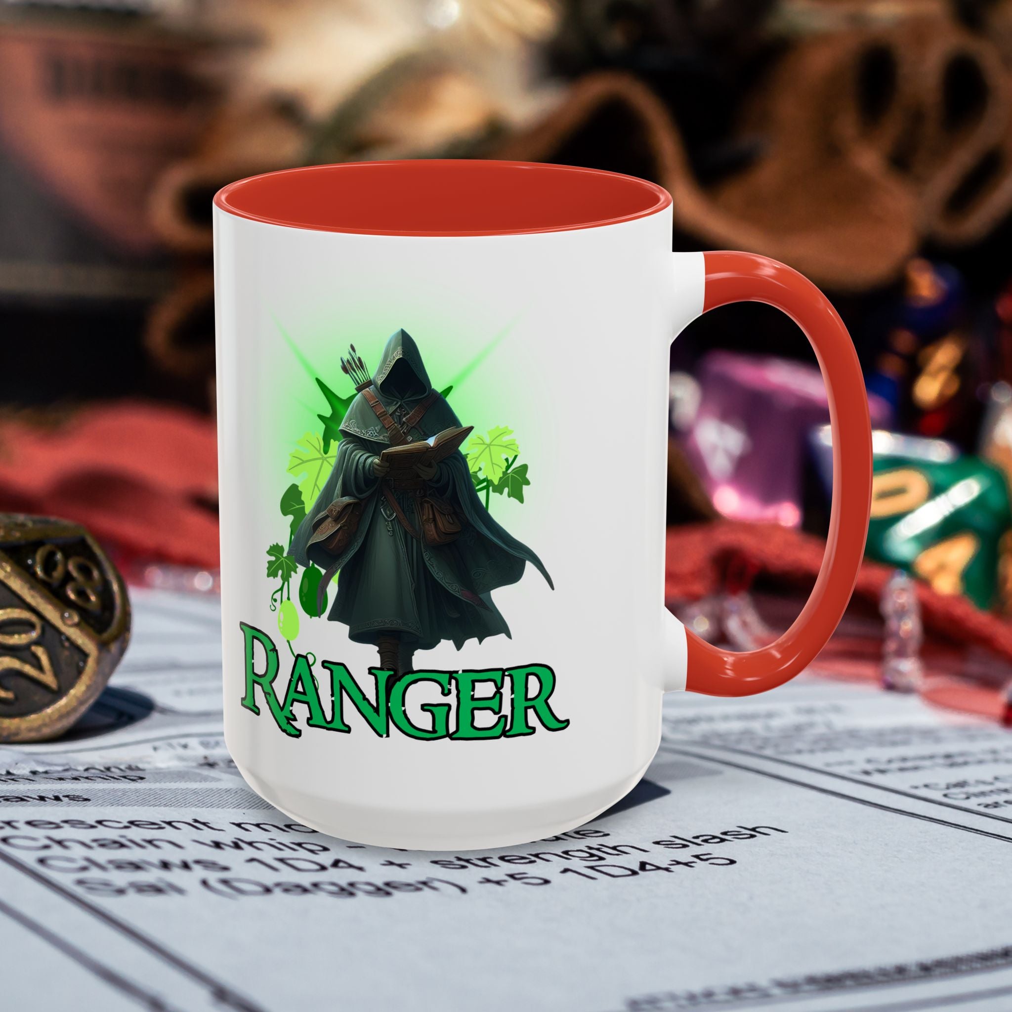 Ranger Coffee Mug — Dungeons & Dragons Inspired Accent Mug (15oz)