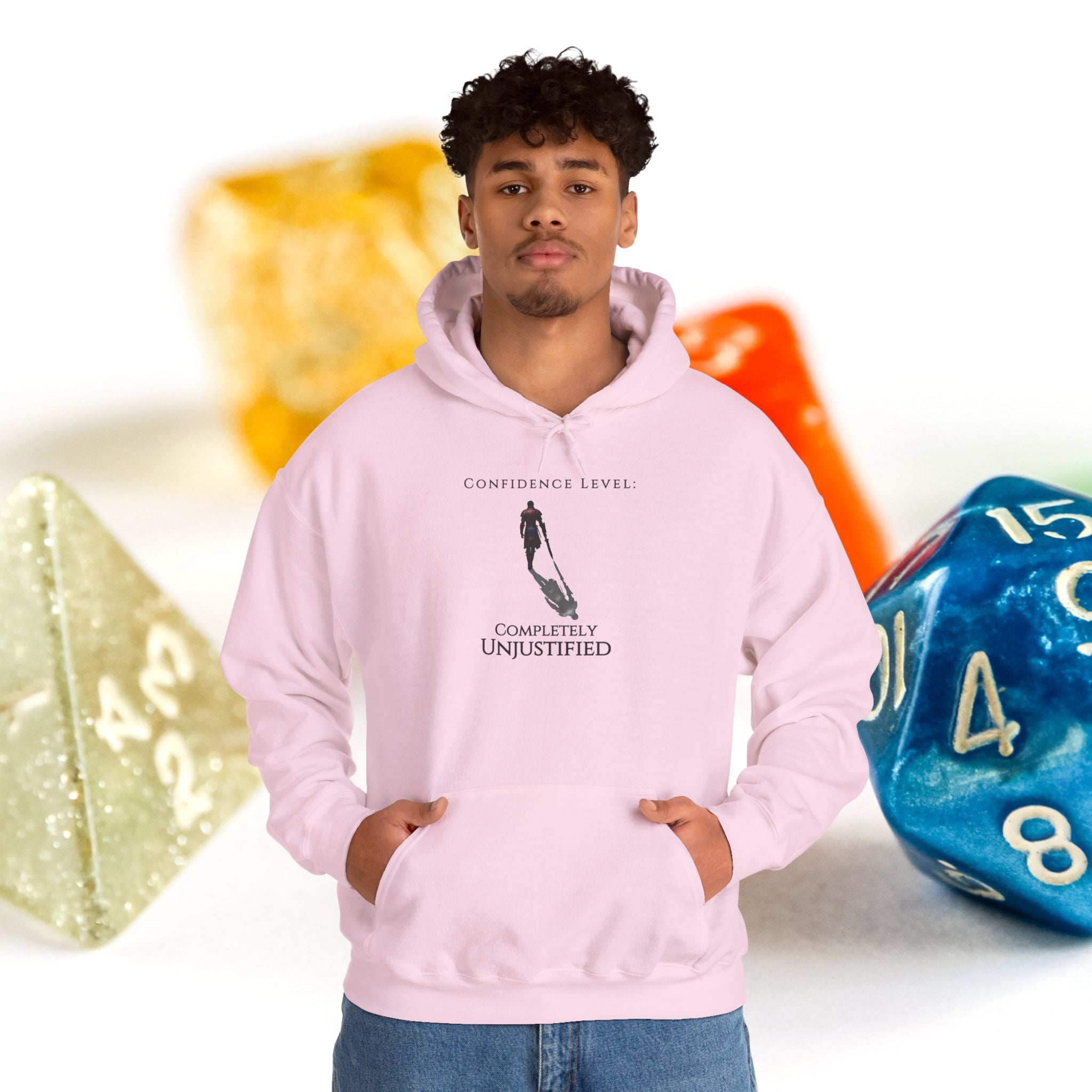 Hoodie — 'Confidence Level :Completely Unjustified Graphic Pullover