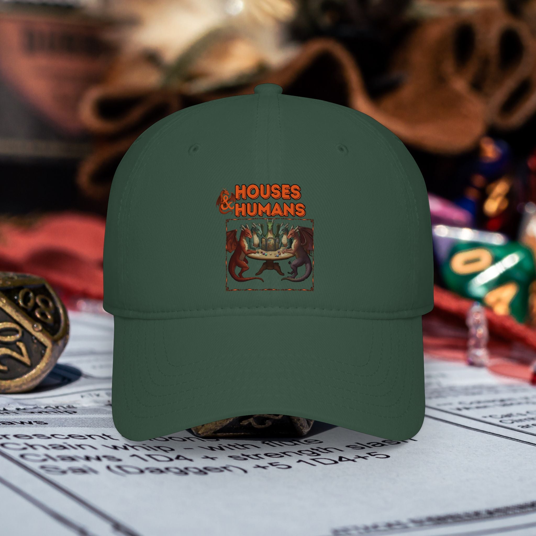 Houses & Humans D20 Dice Baseball Cap