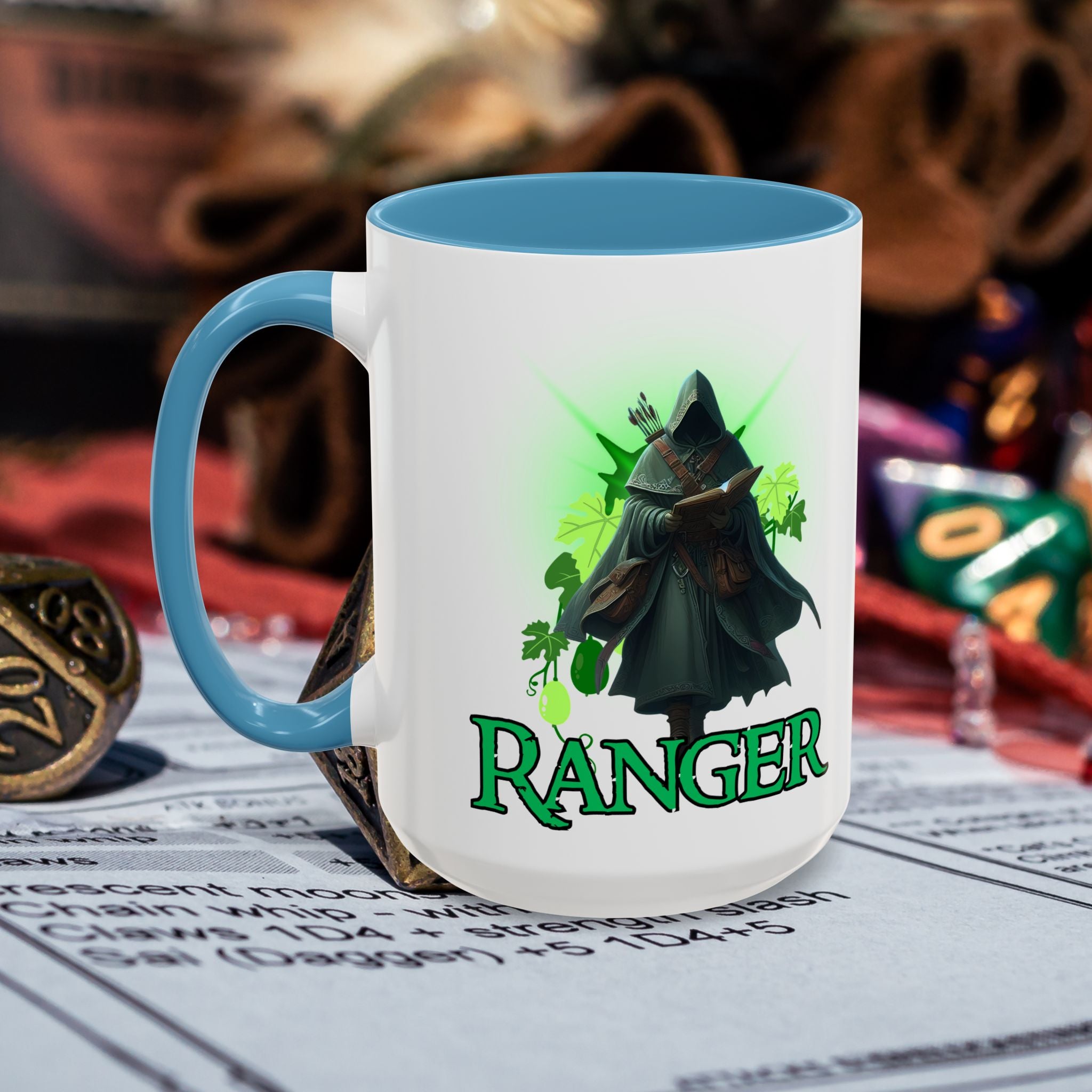Ranger Coffee Mug — Dungeons & Dragons Inspired Accent Mug (15oz)