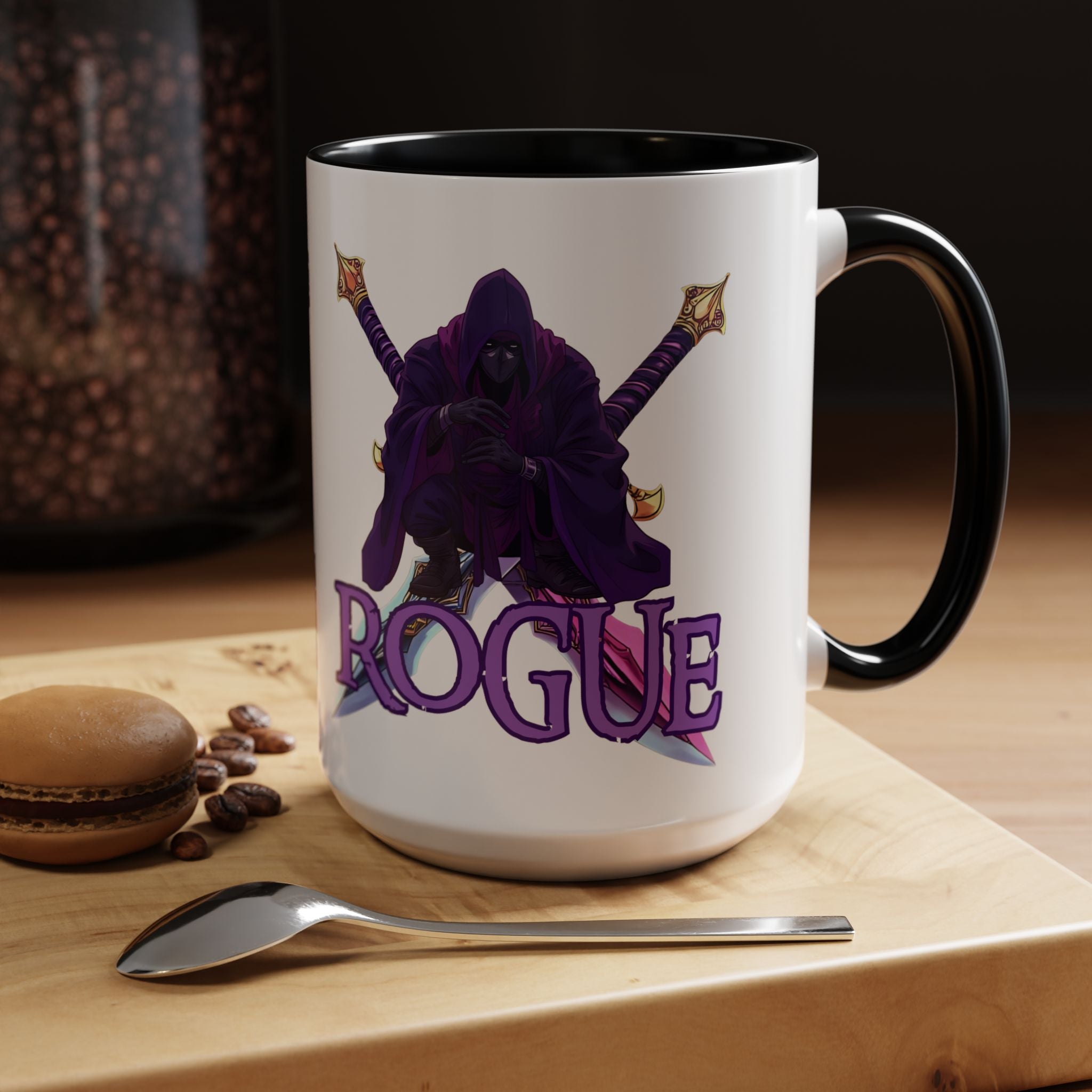 Rogue Gamer Accent Coffee Mug – D&D  Rogue Design (11/15oz)