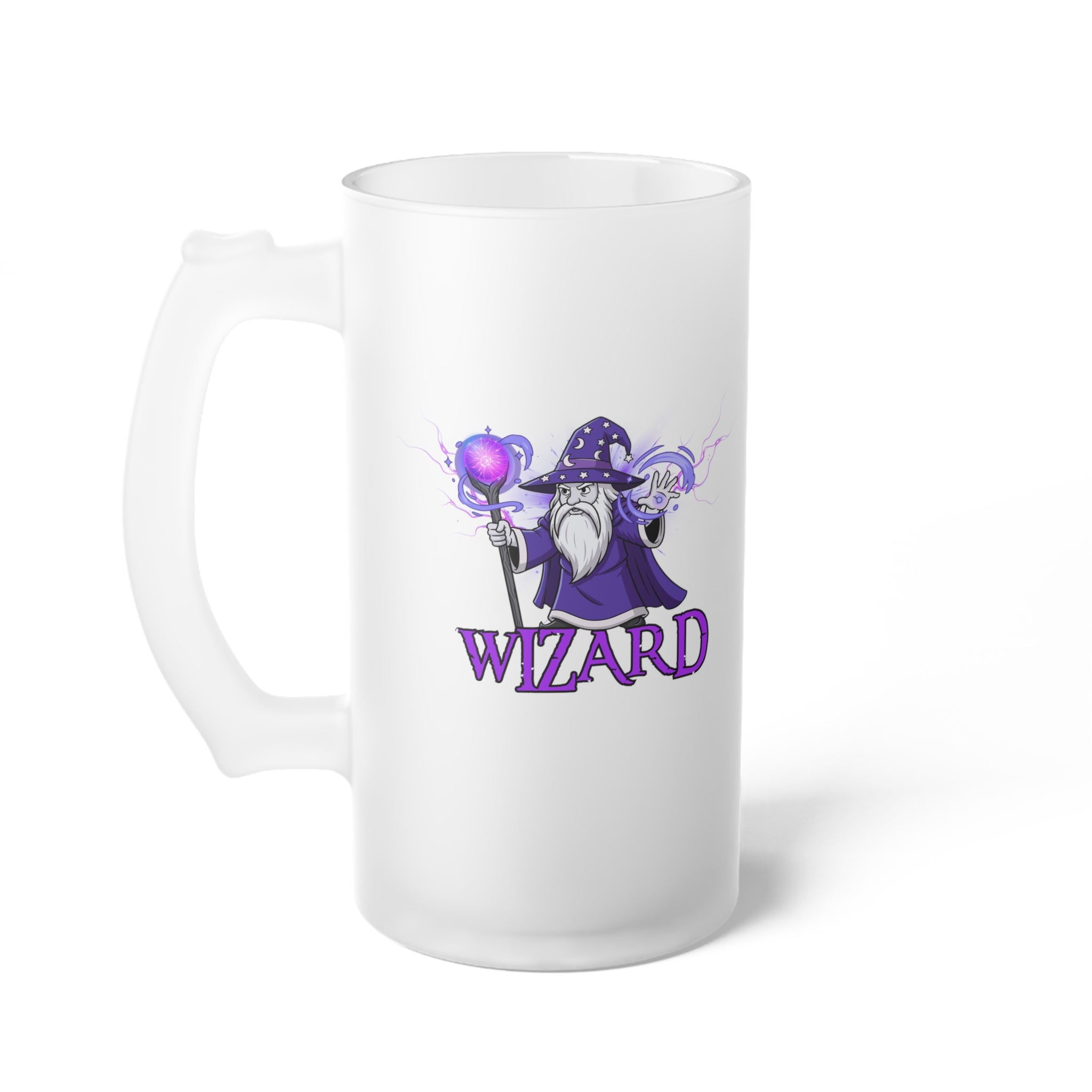 Frosted BeerMead  Mug — D&D Class Wizard Mug  Stein