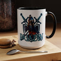 Paladin Coffee Mug – RPG Paladin D&D Design (15oz Accent)