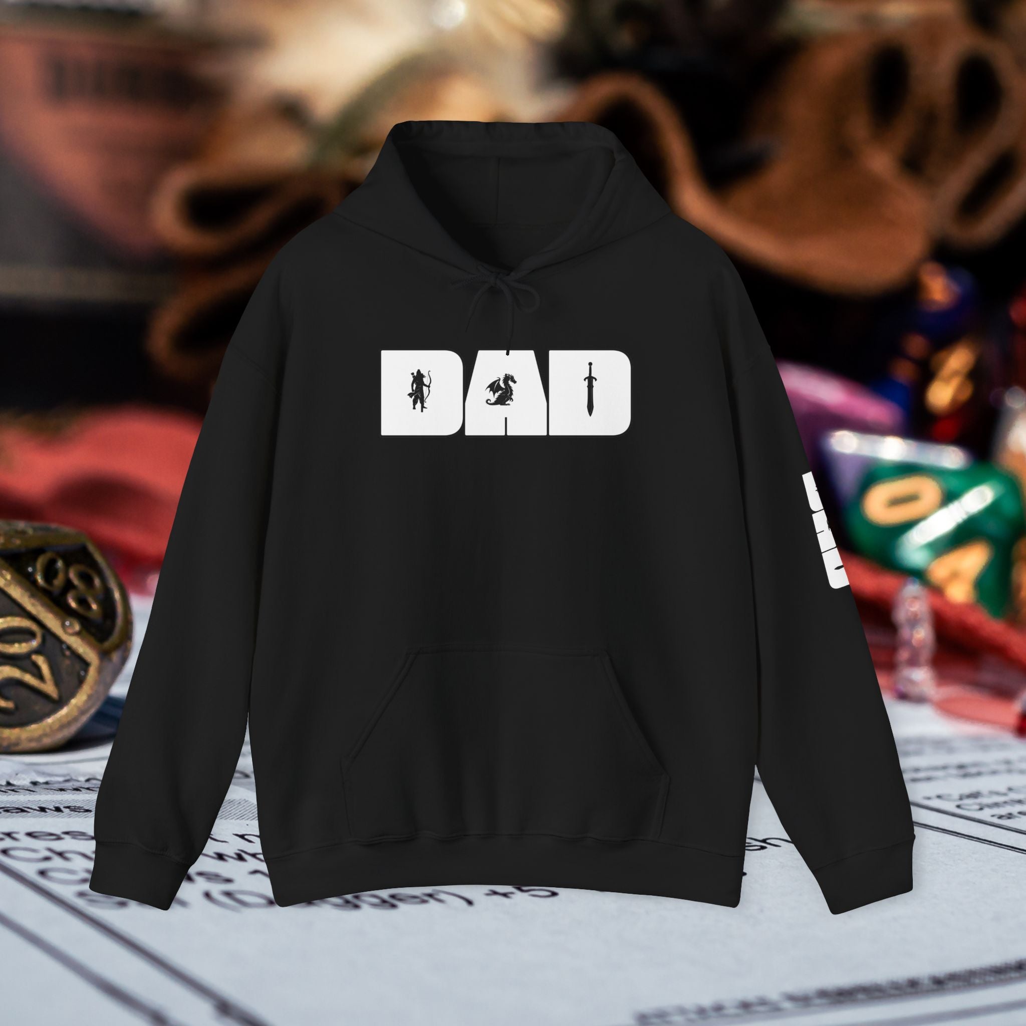 Rpg Dad Icon Hoodie — Badass Dad Hoodie