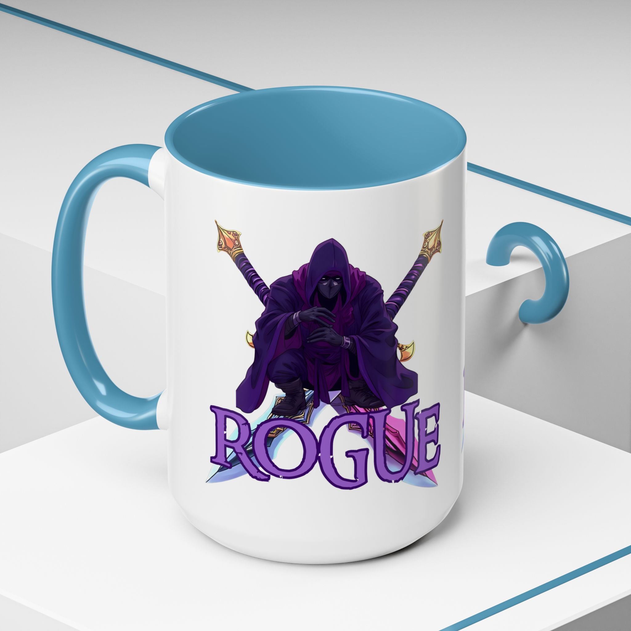 Rogue Gamer Accent Coffee Mug – D&D  Rogue Design (11/15oz)