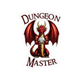 Sticker — 'Dungeon Master' Red Dragon Kiss-Cut Gaming Sticker