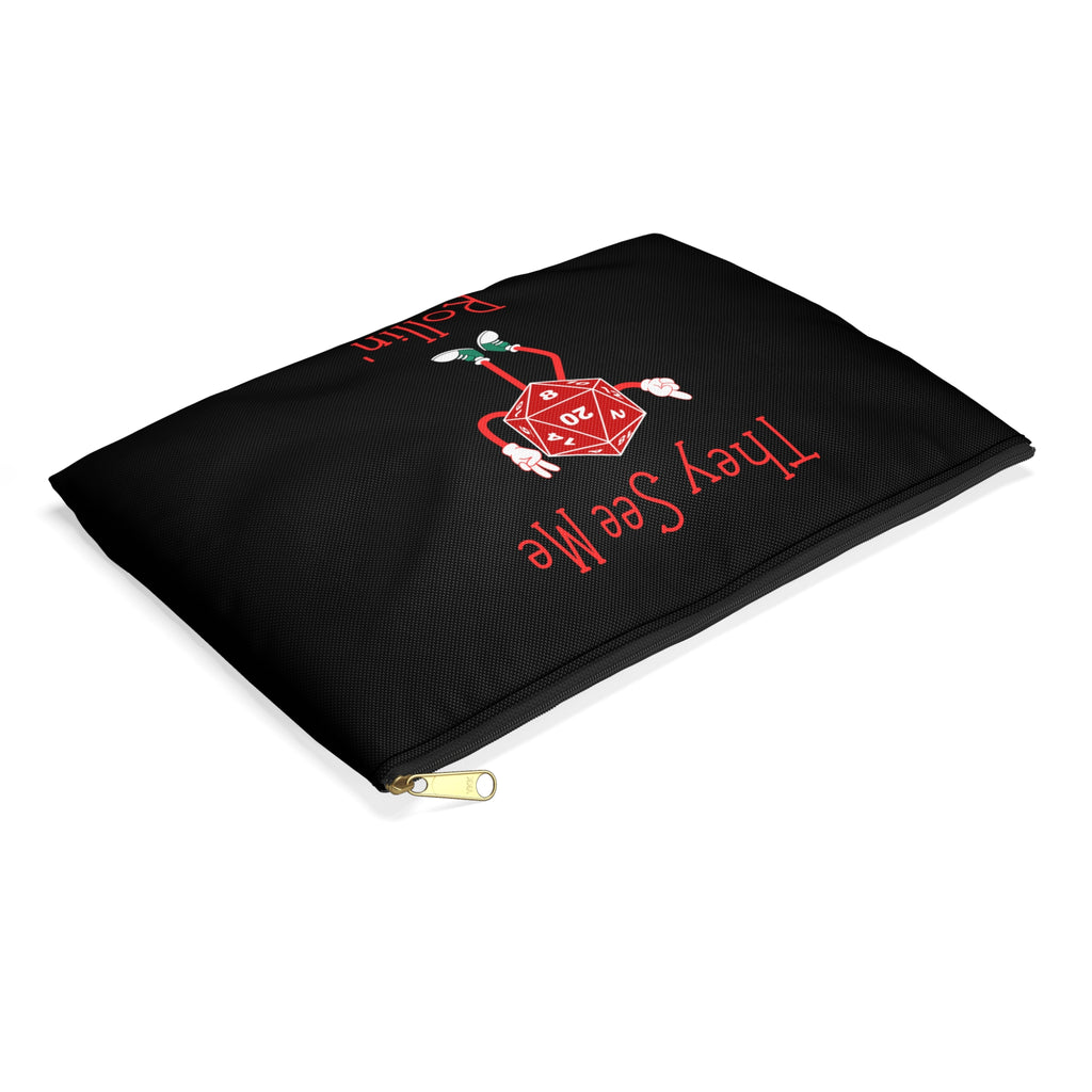 D20 'They See Me Rollin'' Dice and Mini's Accessory Pouch