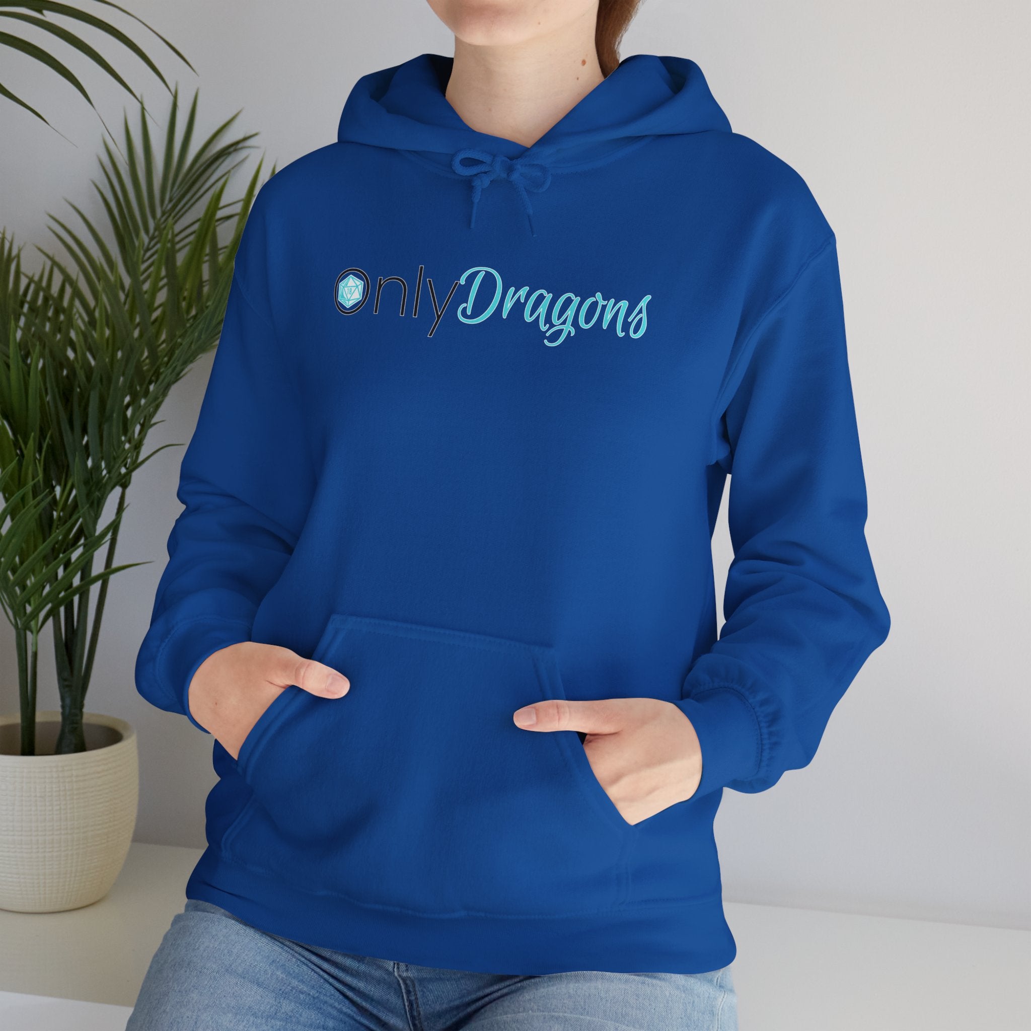 Only Dragons Hoodie —  Gaming & D&D Hooded Sweatshirt