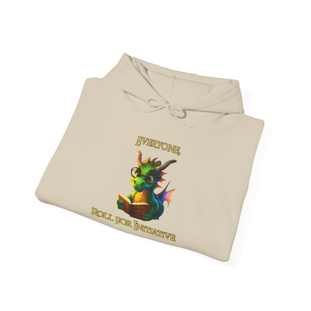 Hoodie — “Everyone Roll for Initiative” Fantasy RPG Dragon Hoodie