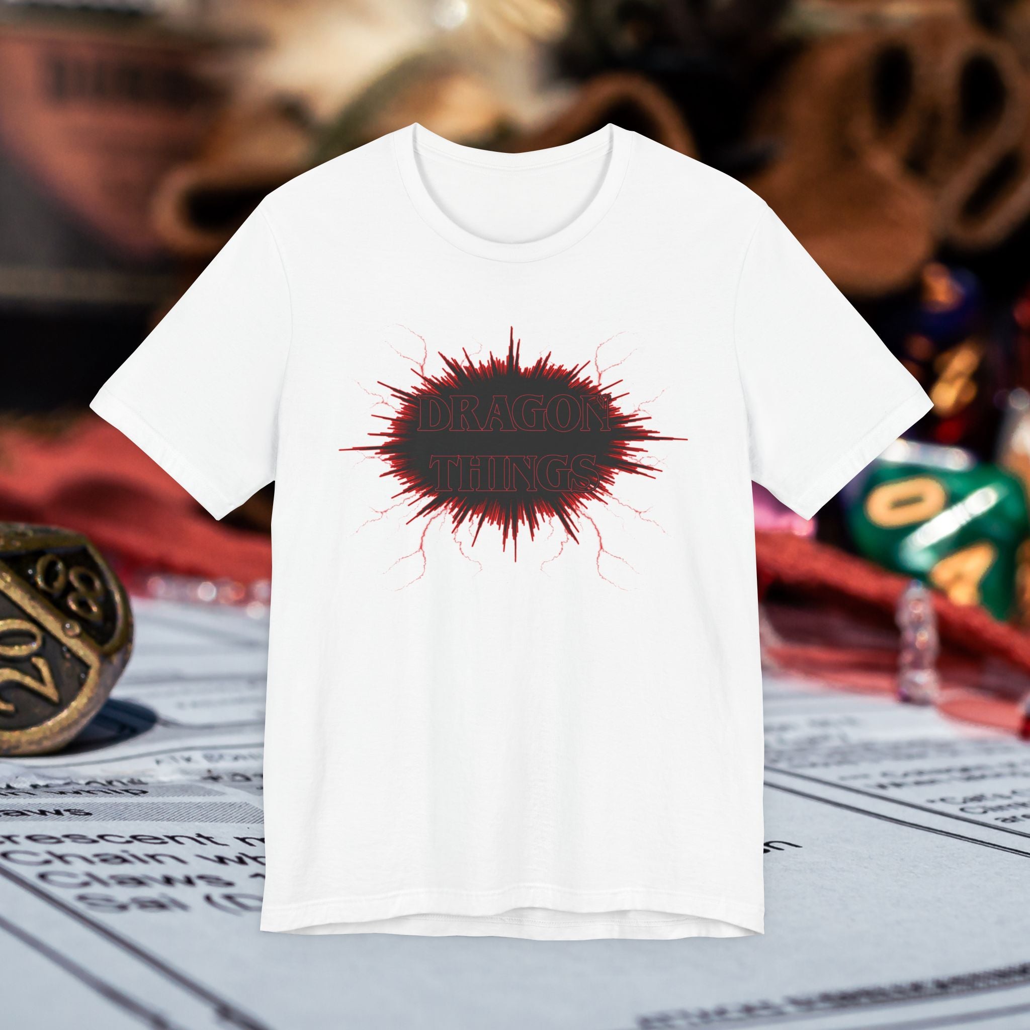 Dragon Things T-Shirt — Graphic (RPG Dice Gamer Tee)