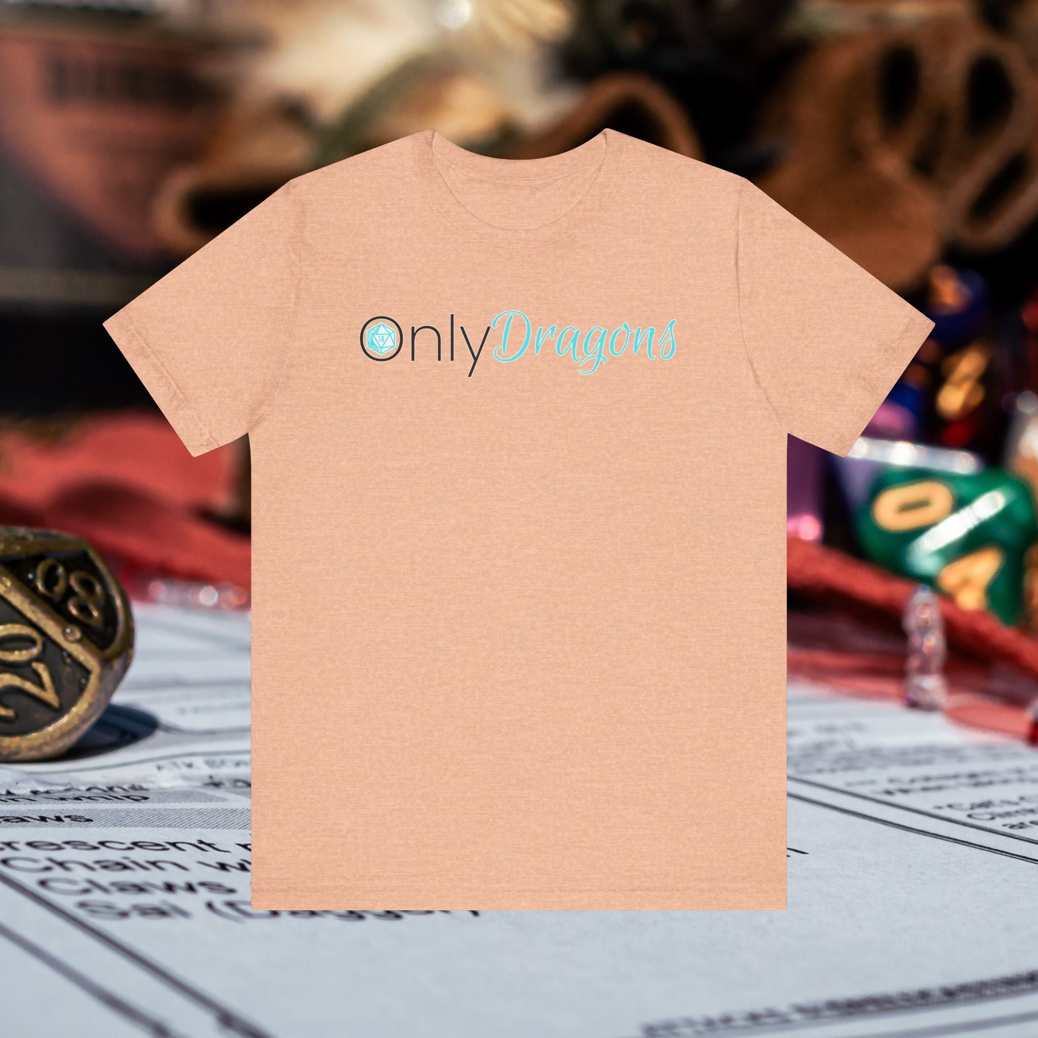 Only Dragons T‑Shirt — Fantasy RPG Gamer Tee