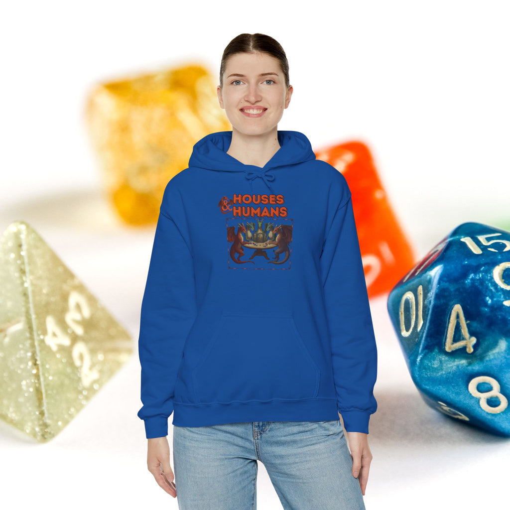 Houses & Humans Hoodie – Cozy D&D Fantasy Gaming Sweatshirt