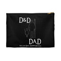 D&D Dad Dice Bag— Rolling Dice, Raising Legends Zip Pouch