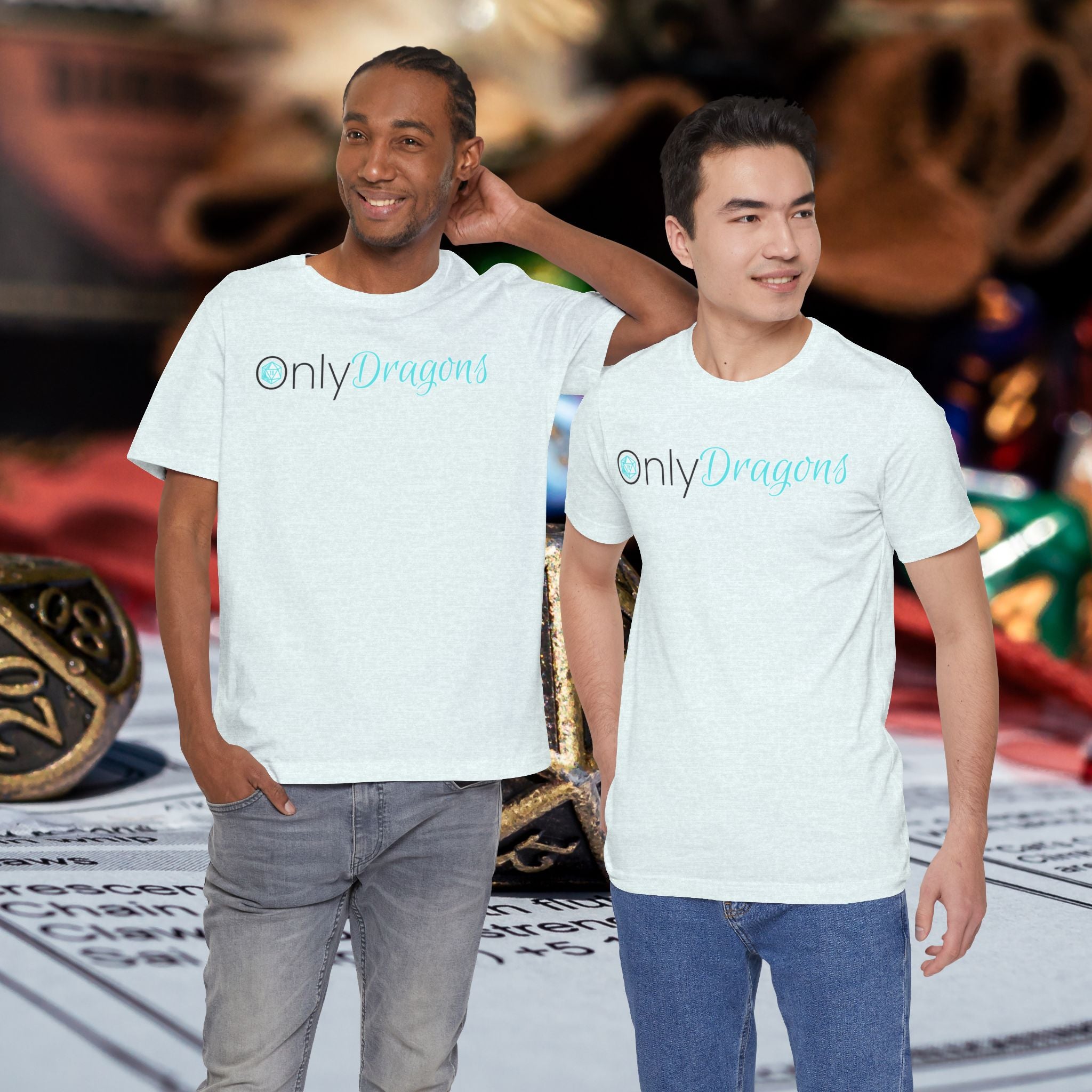 Only Dragons T‑Shirt — Fantasy RPG Gamer Tee