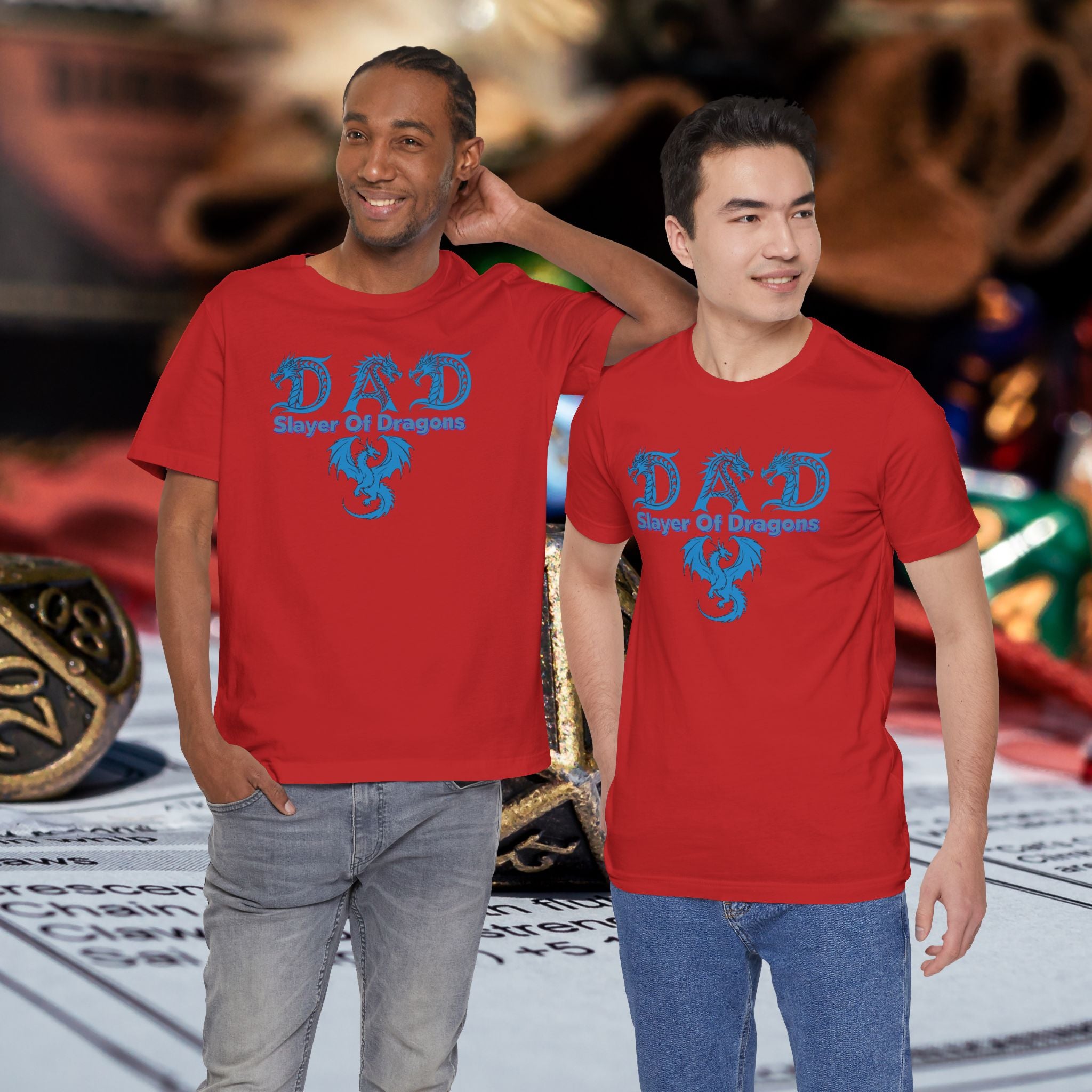Dad Slayer of Dragons T-Shirt — Funny Father’s Day Dragon Slayer Tee