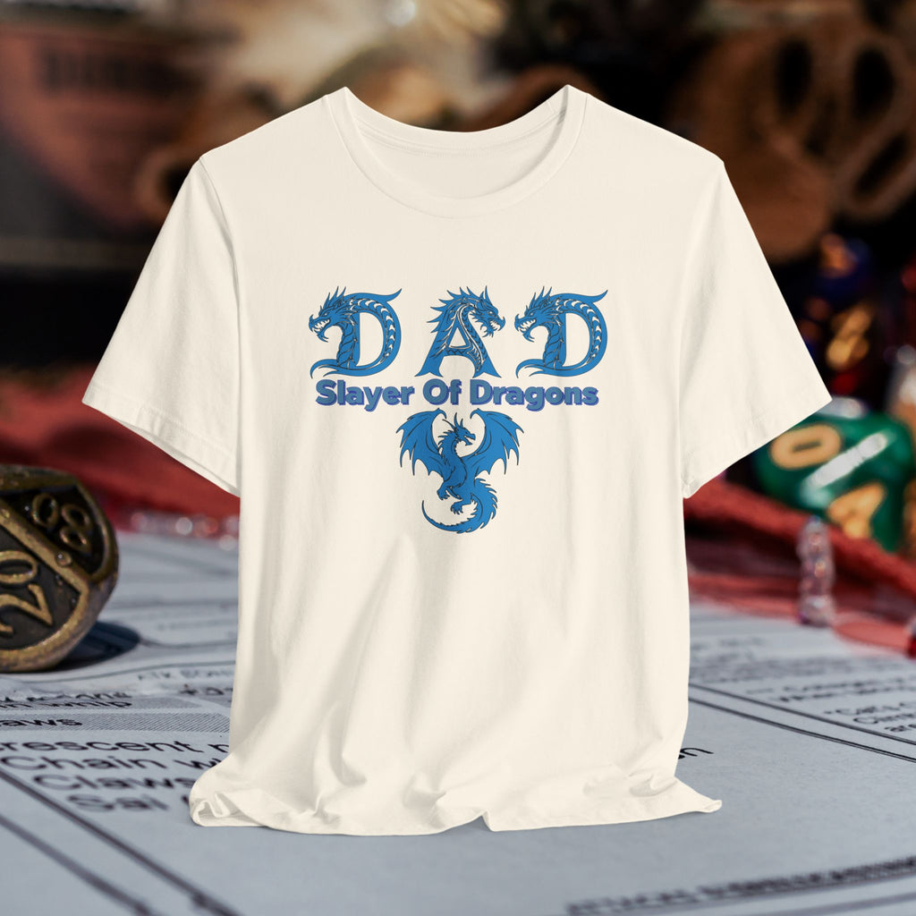 Dad Slayer of Dragons T-Shirt — Funny Father’s Day Dragon Slayer Tee