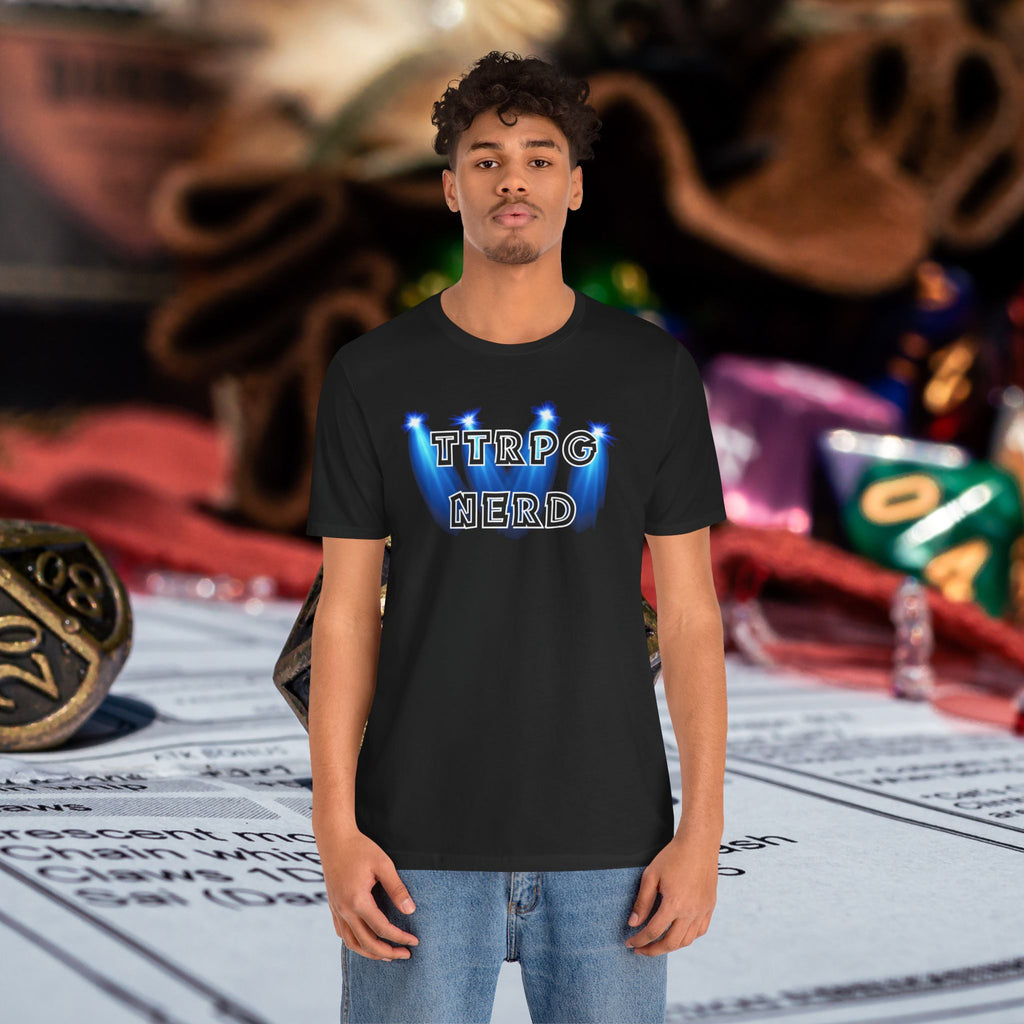 TTRPG Nerd Tee — Tabletop Roleplaying Game Shirt for Gamers