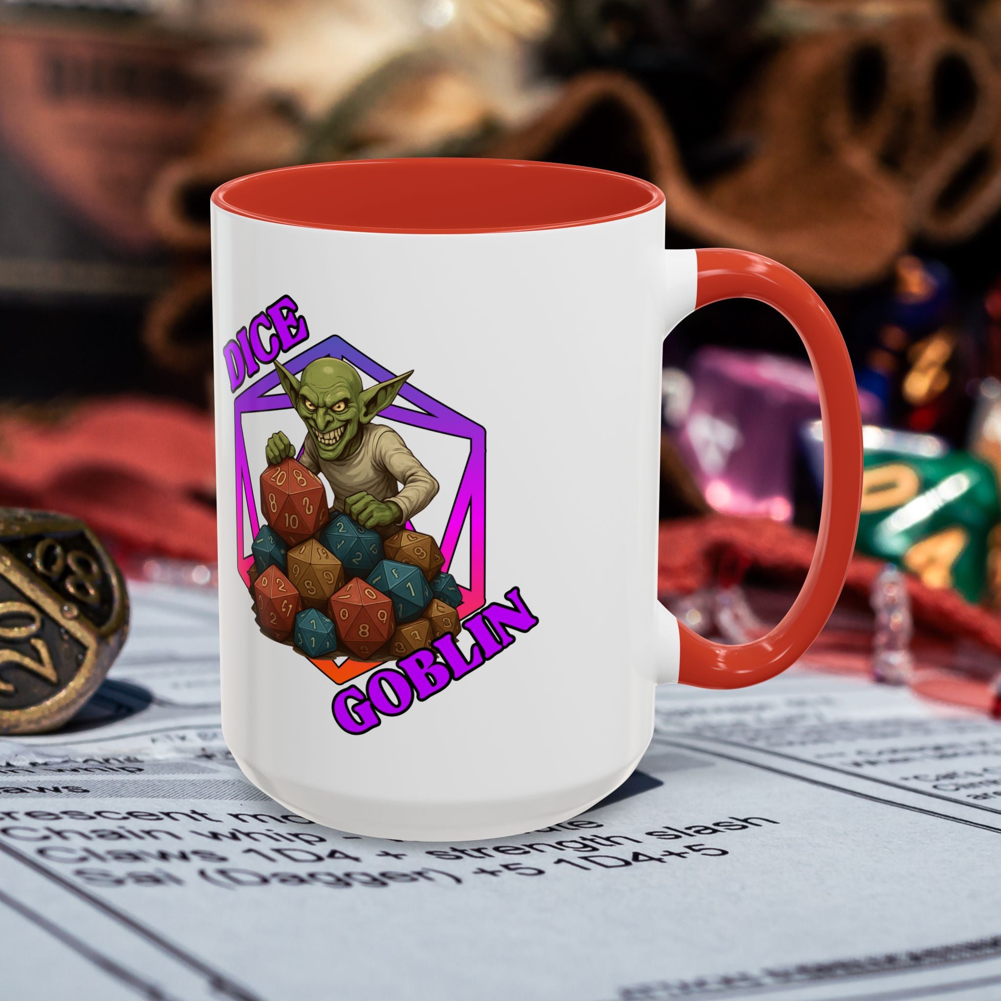 Dice Goblin Coffee Mug — (15oz)