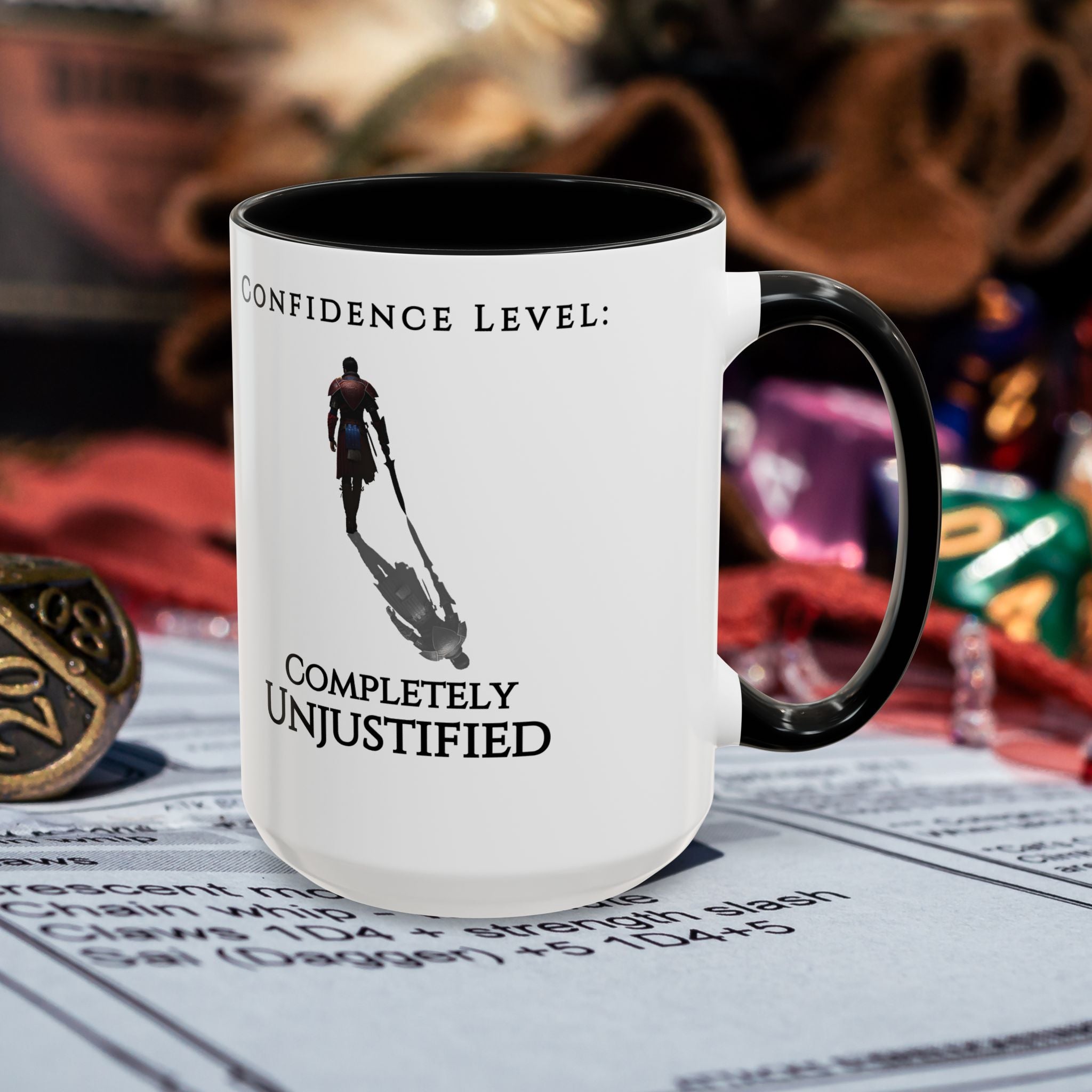 Confidence Level: Completely Unjustified Coffee Mug