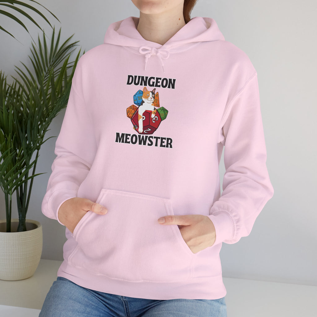 Dungeon Meowster Hoodie - Cute D&D Cat Gamer Sweatshirt