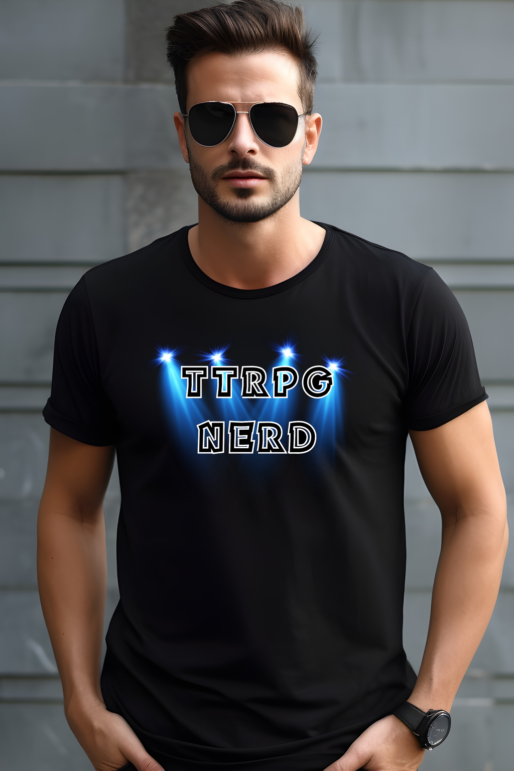 TTRPG Nerd Tee — Tabletop Roleplaying Game Shirt for Gamers
