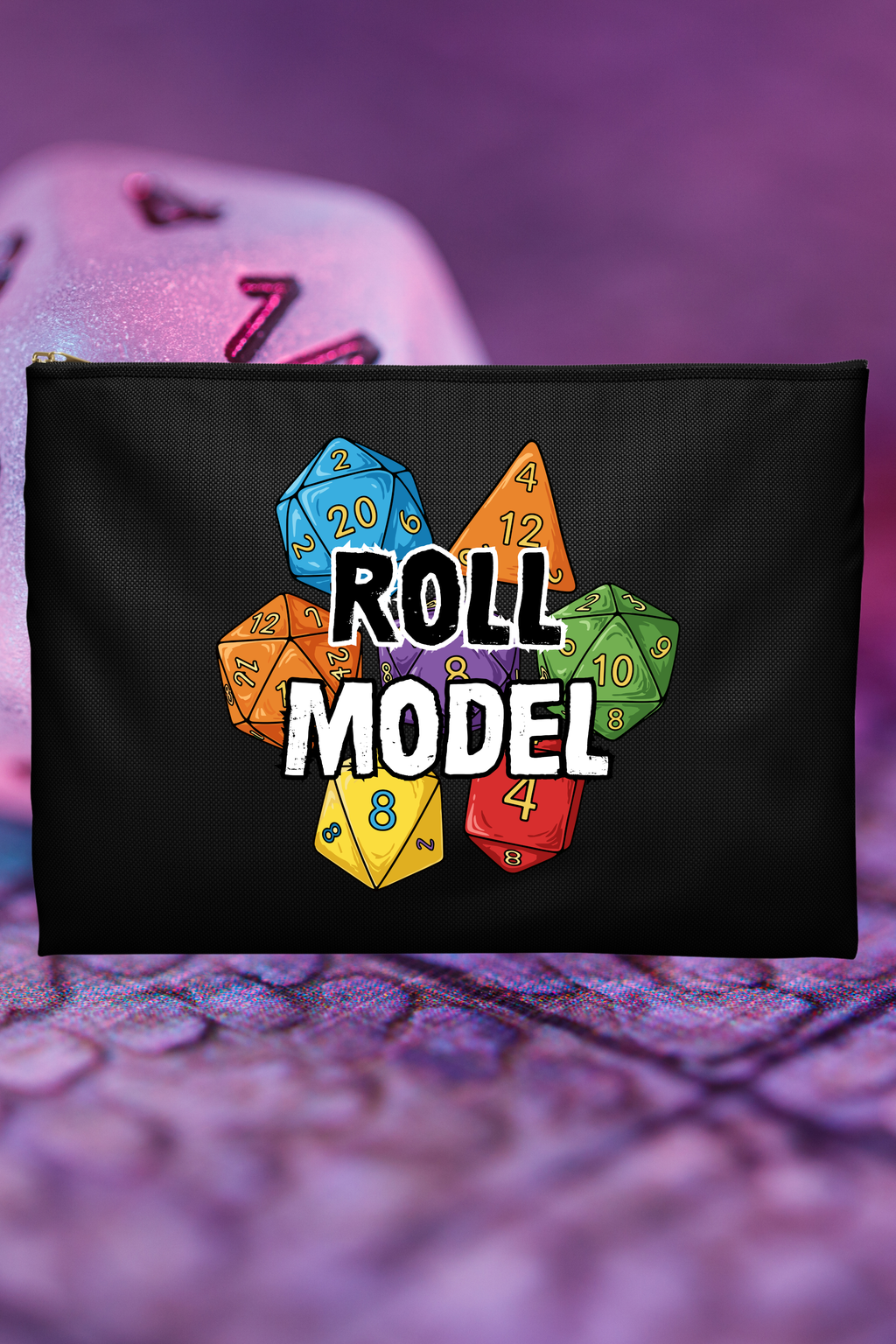 D20  'Roll Model' Dice Bag