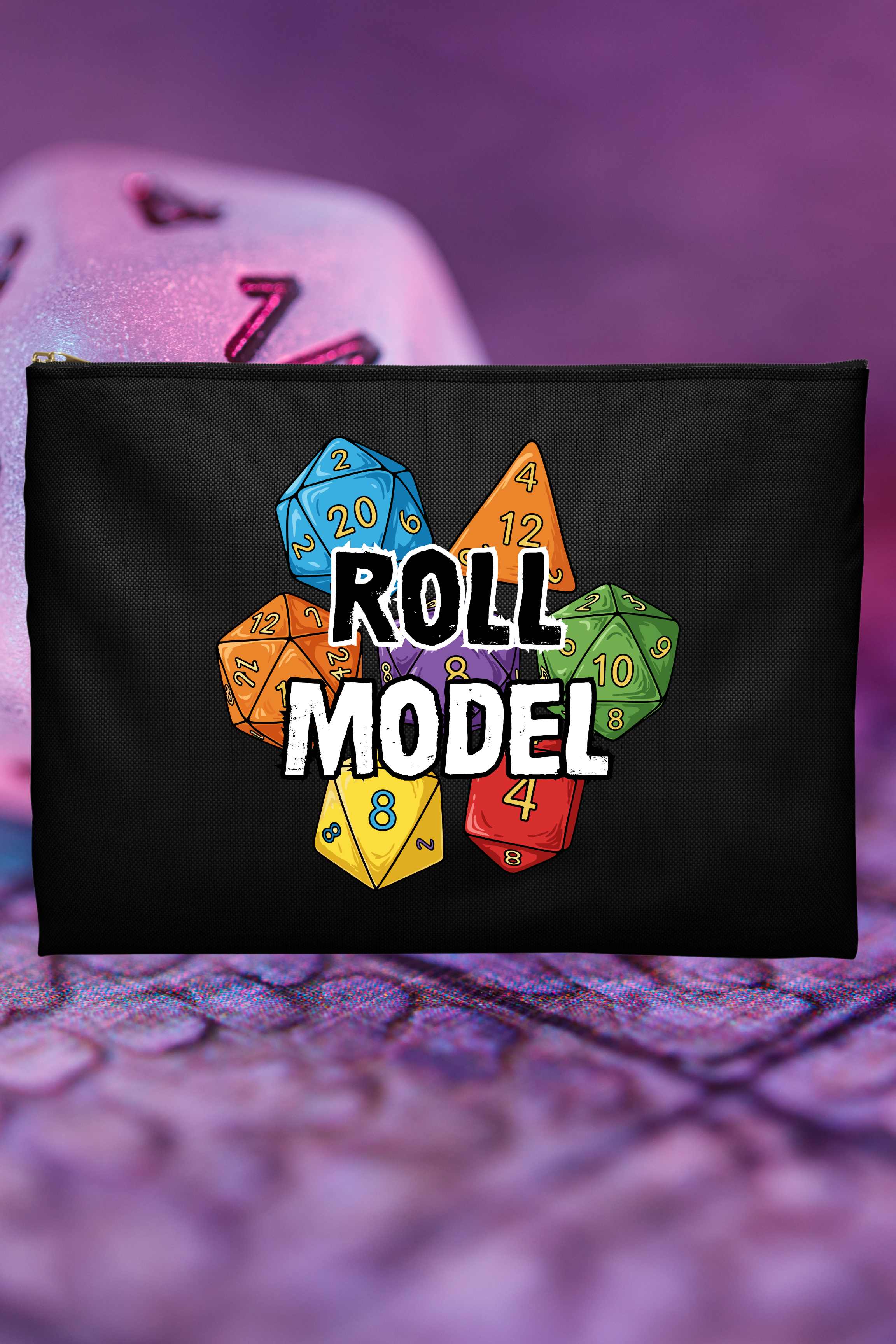 D20  'Roll Model' Dice Bag