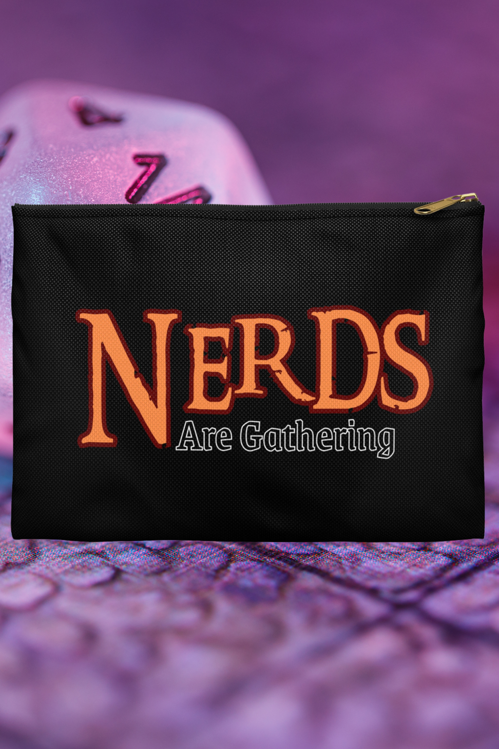 "Nerds Are Gathering" Gaming Dice Bag