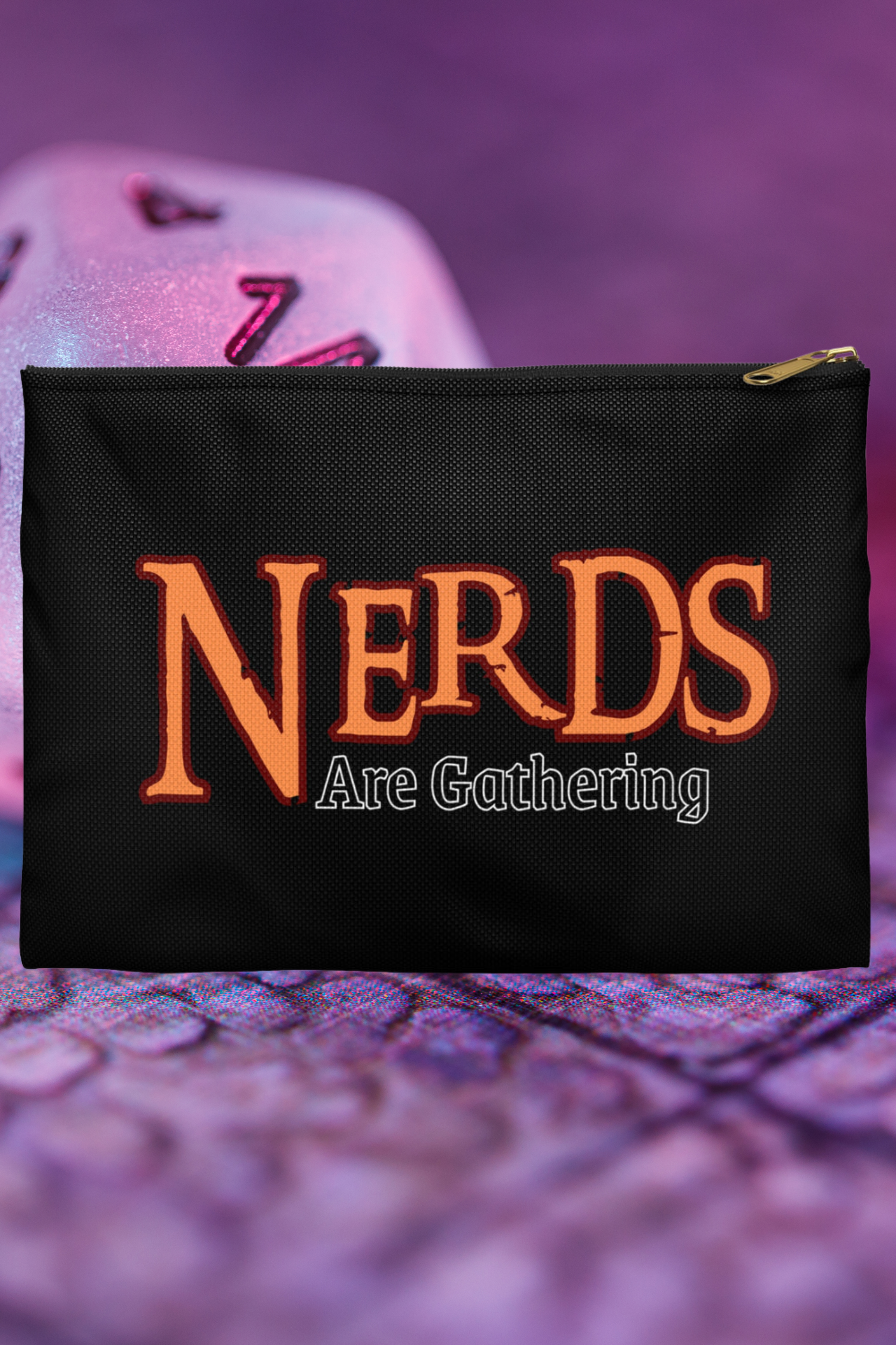 "Nerds Are Gathering" Gaming Dice Bag