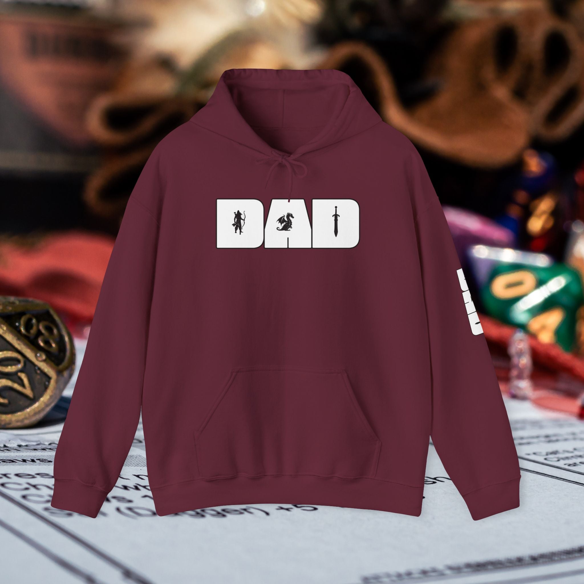 Rpg Dad Icon Hoodie — Badass Dad Hoodie